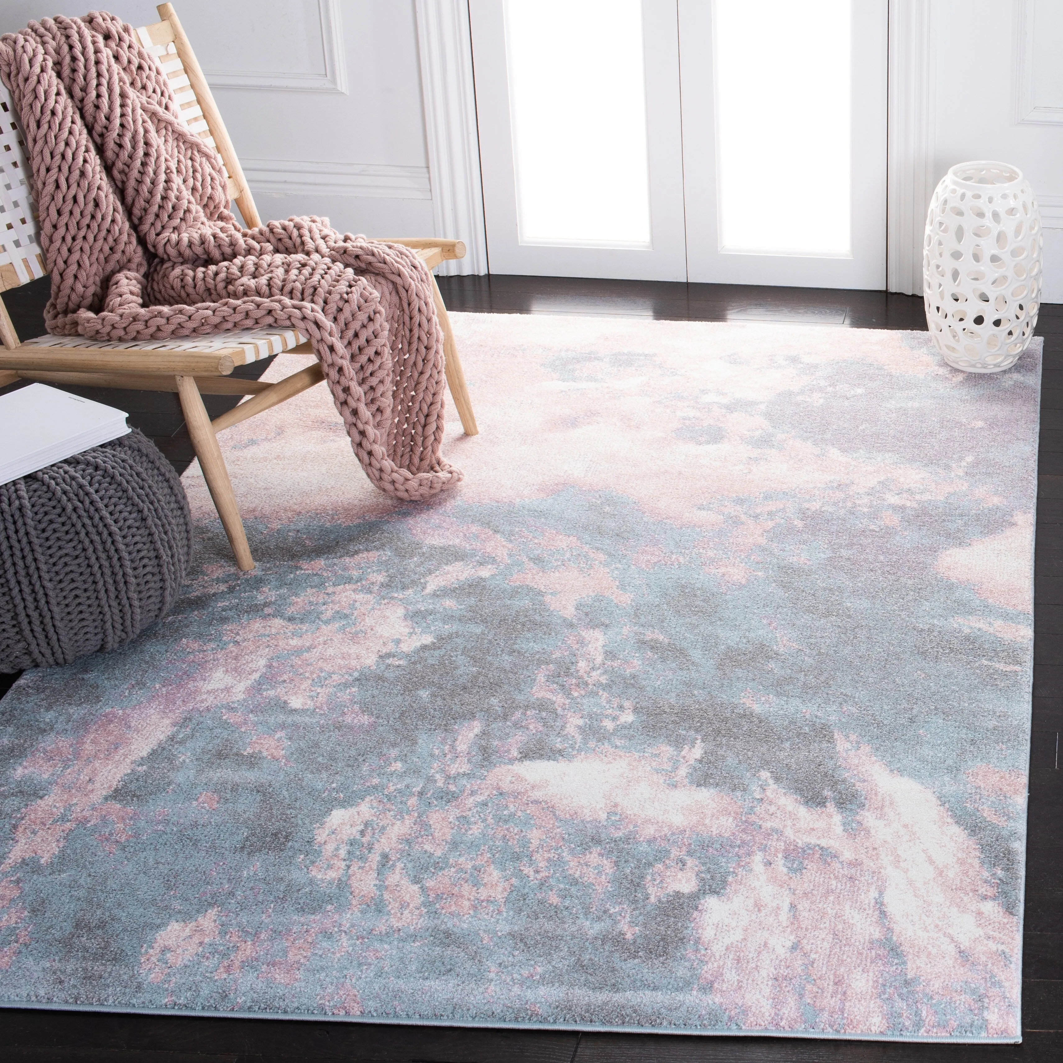 SAFAVIEH Glacier Benote Modern Abstract Rug