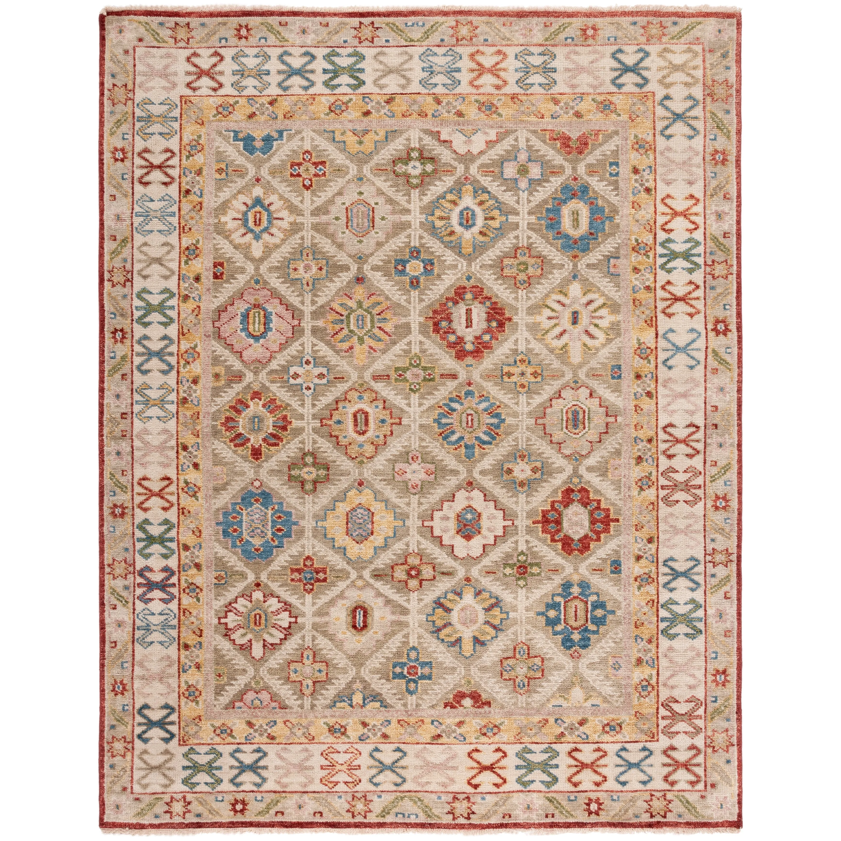 SAFAVIEH Hand-Knotted Samarkand Dolf Traditional Wool Rug