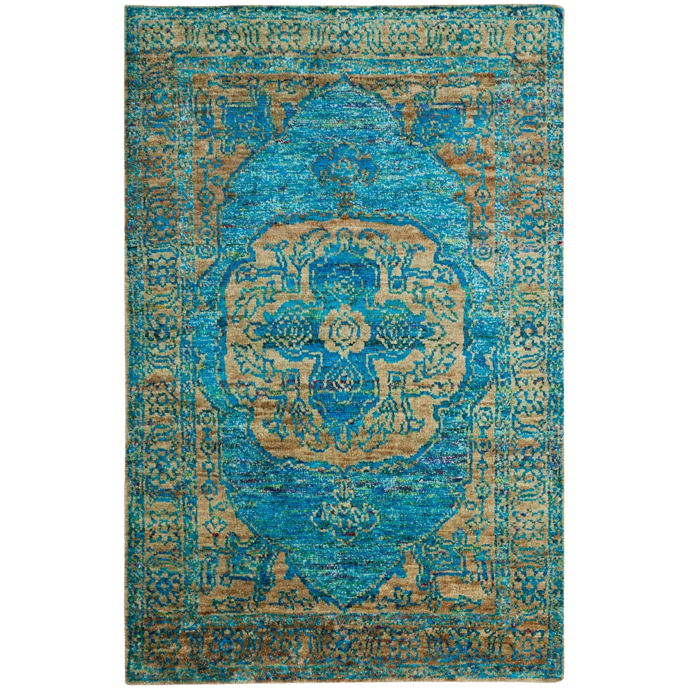 SAFAVIEH Hand-knotted Tangier Effi Modern Wool Rug