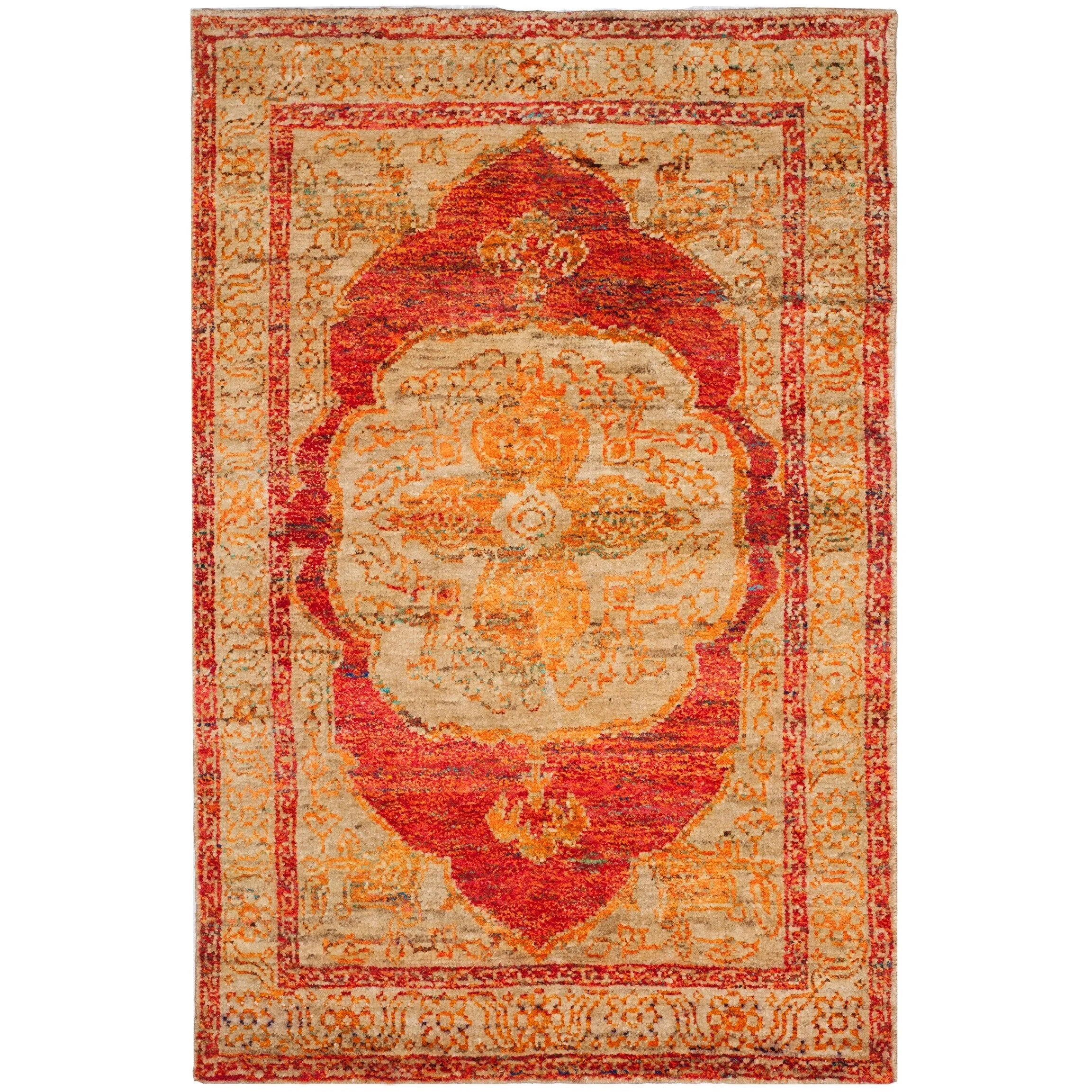 SAFAVIEH Hand-knotted Tangier Effi Modern Wool Rug