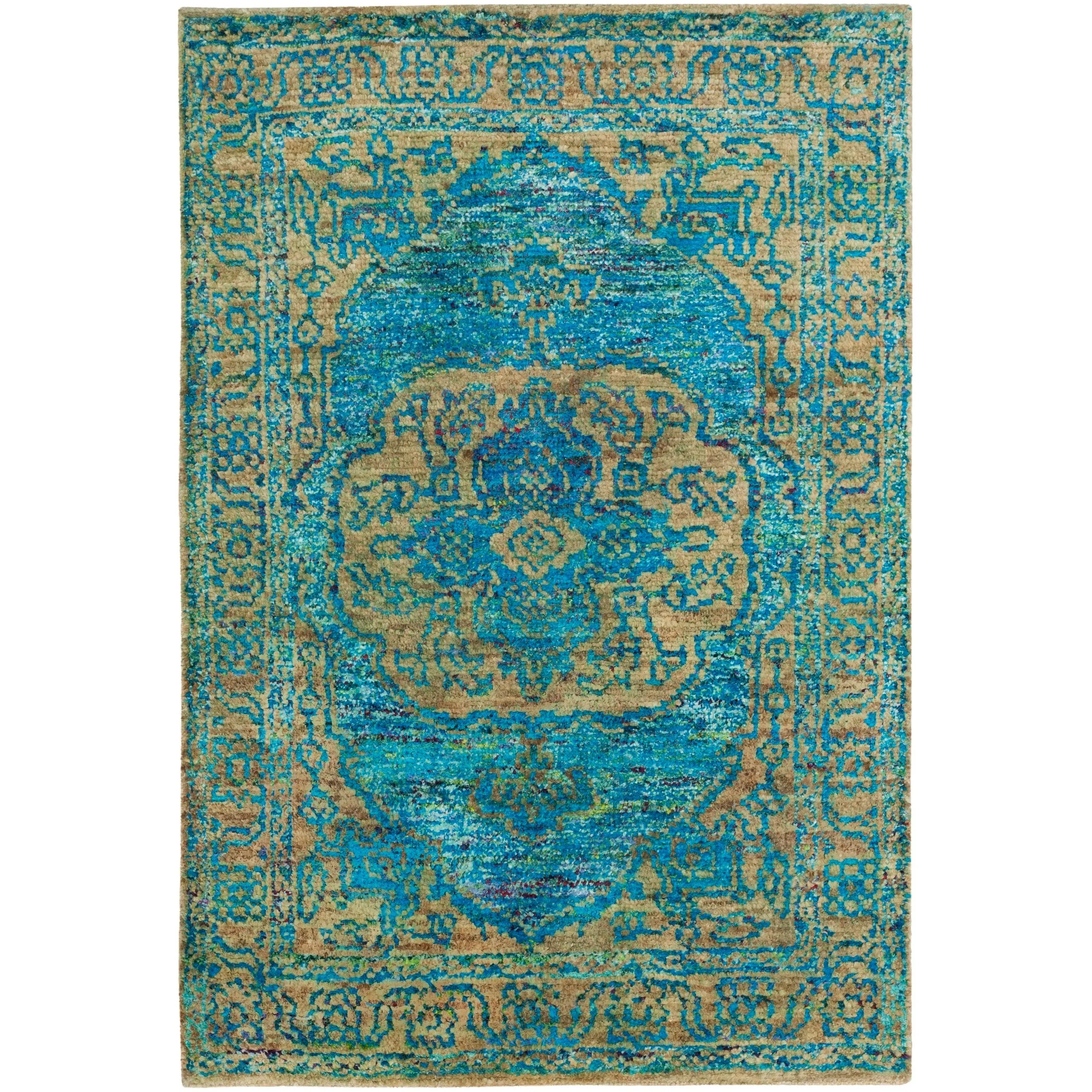 SAFAVIEH Hand-knotted Tangier Effi Modern Wool Rug