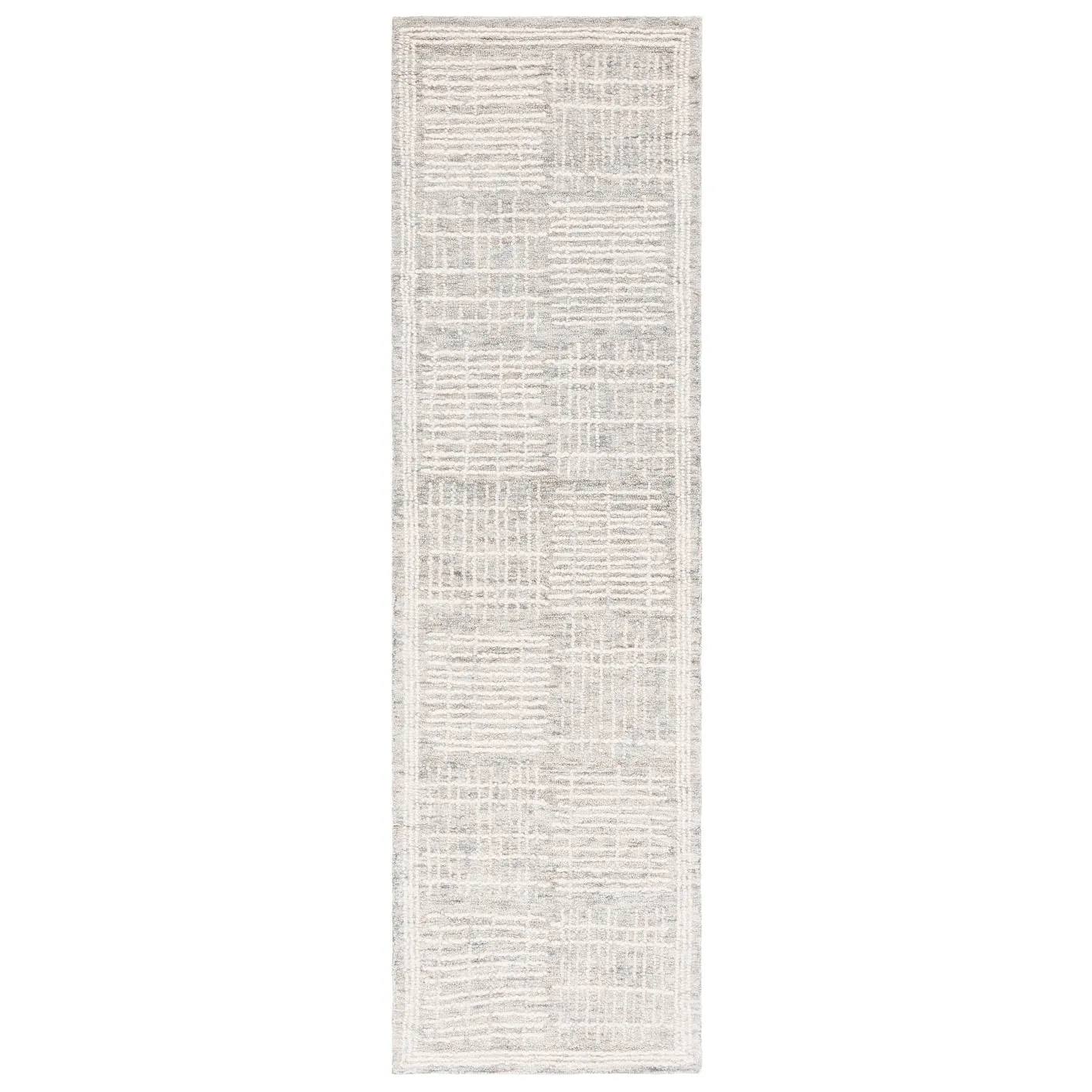 SAFAVIEH Handmade Abstract Anoek Checkered Wool Rug