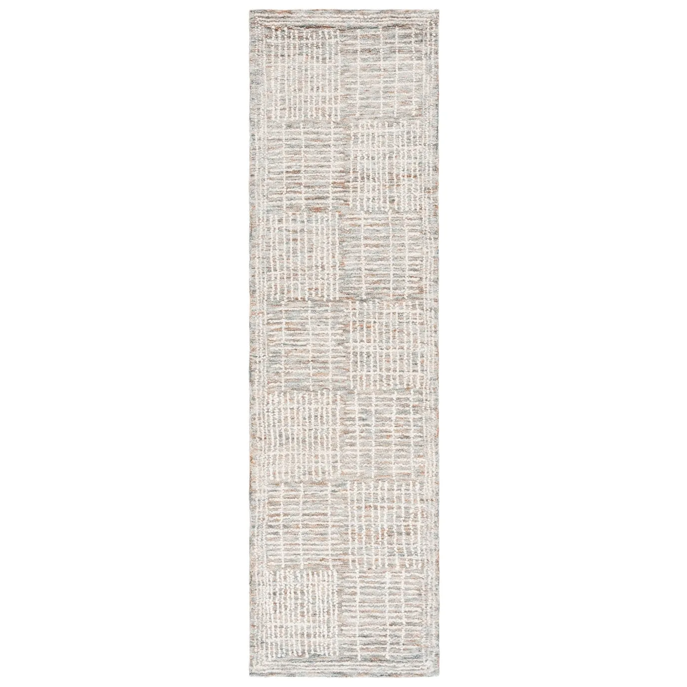 SAFAVIEH Handmade Abstract Anoek Checkered Wool Rug