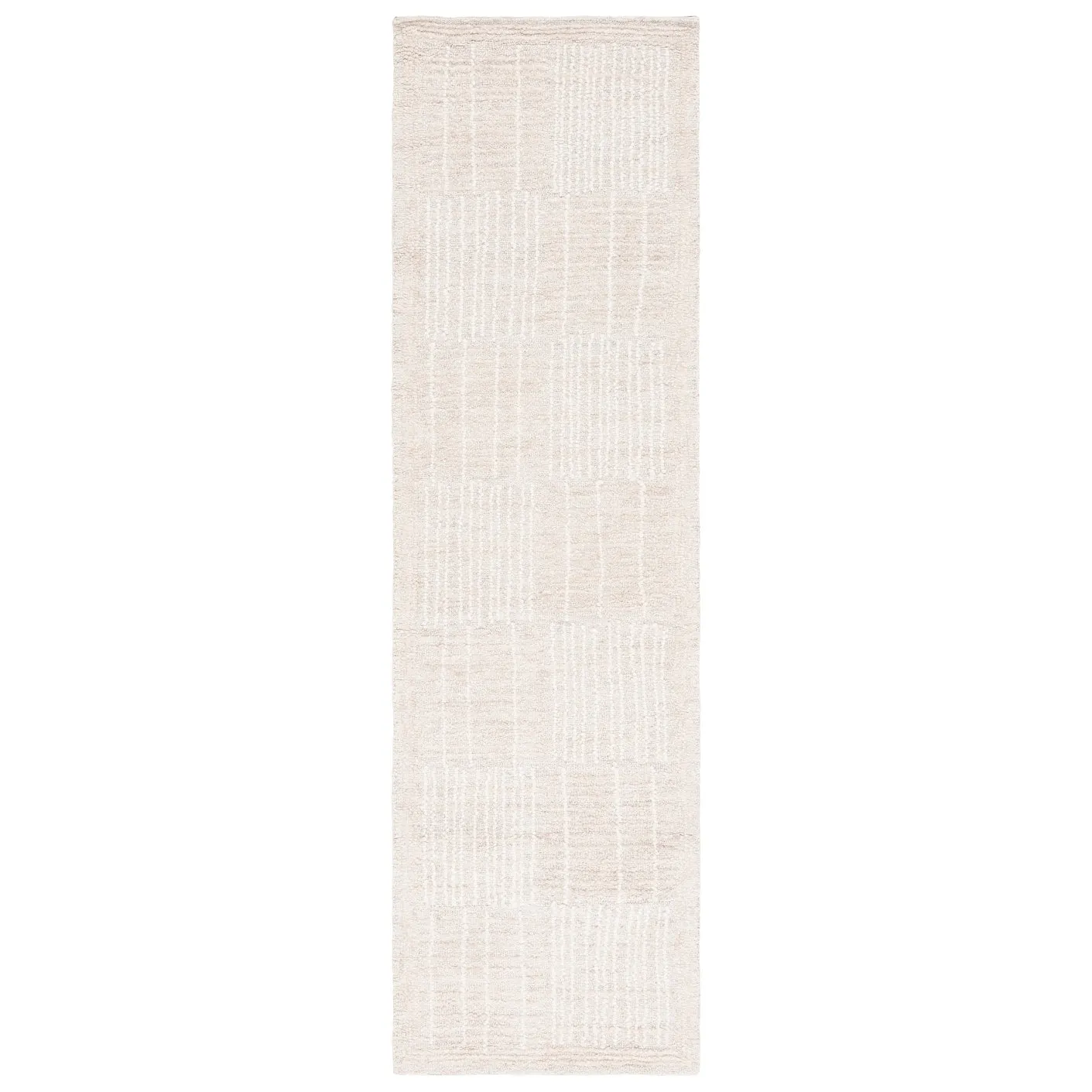 SAFAVIEH Handmade Abstract Anoek Checkered Wool Rug