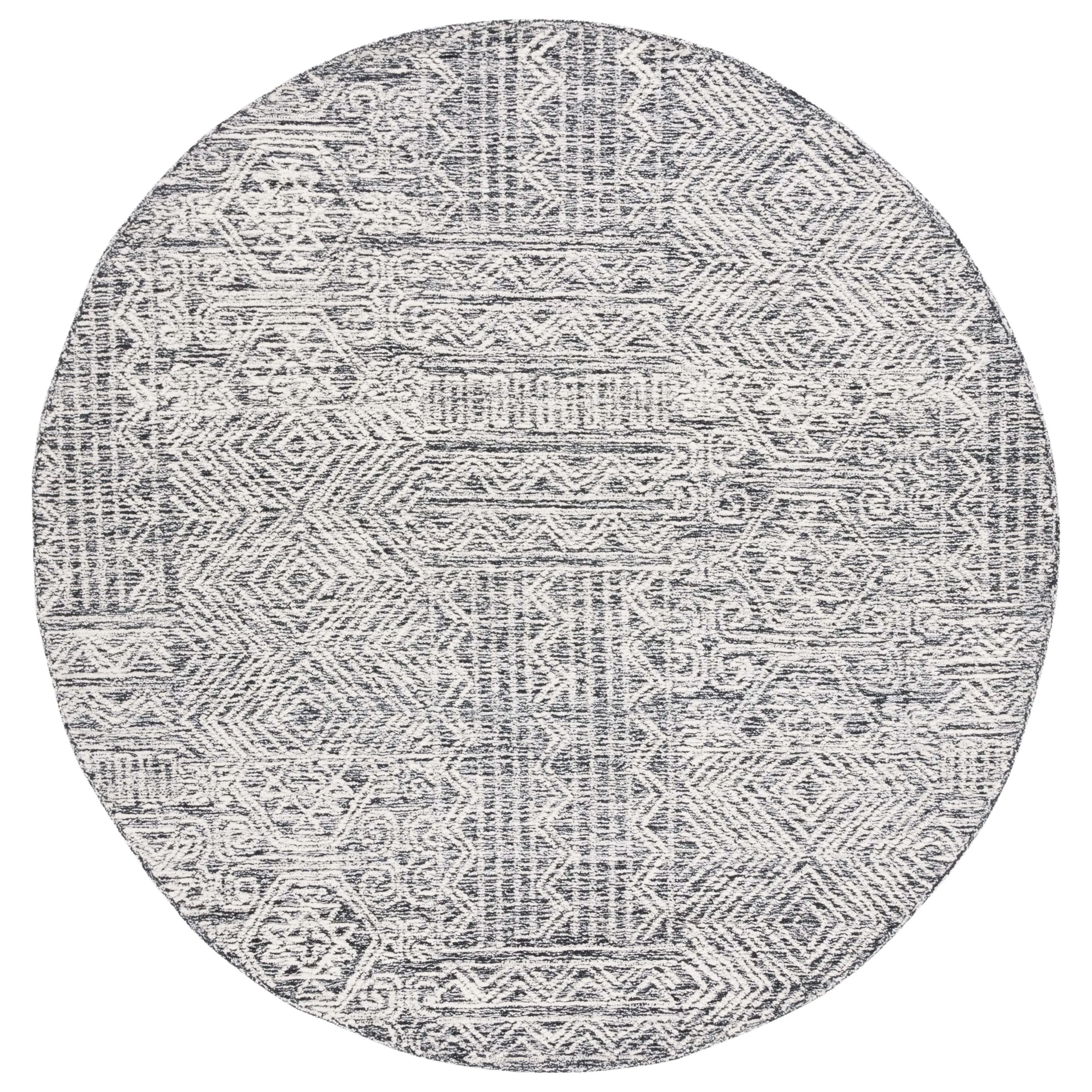 SAFAVIEH Handmade Abstract Edmonde Modern Tribal Wool Rug