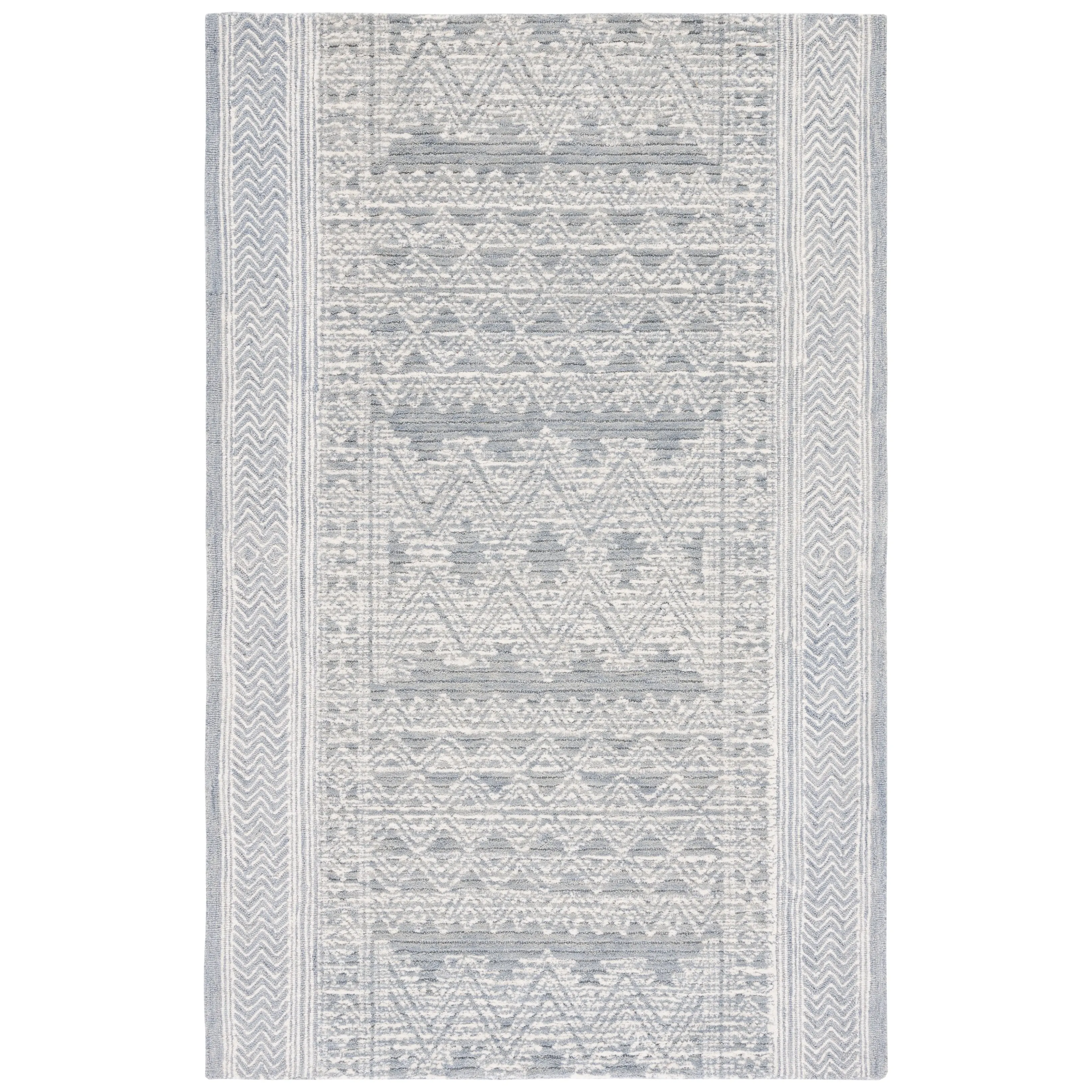 SAFAVIEH Handmade Abstract Edmonde Modern Tribal Wool Rug