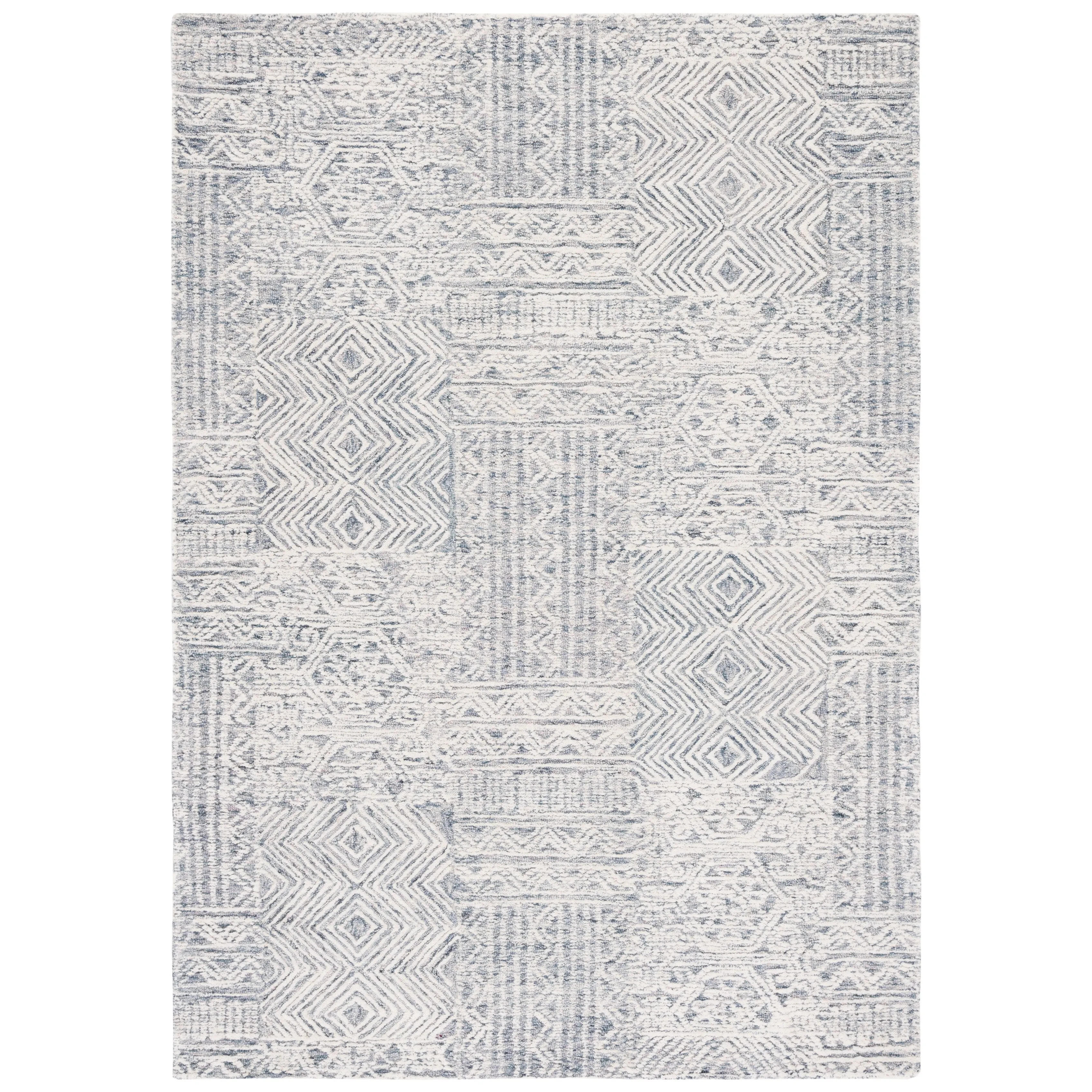SAFAVIEH Handmade Abstract Edmonde Modern Tribal Wool Rug