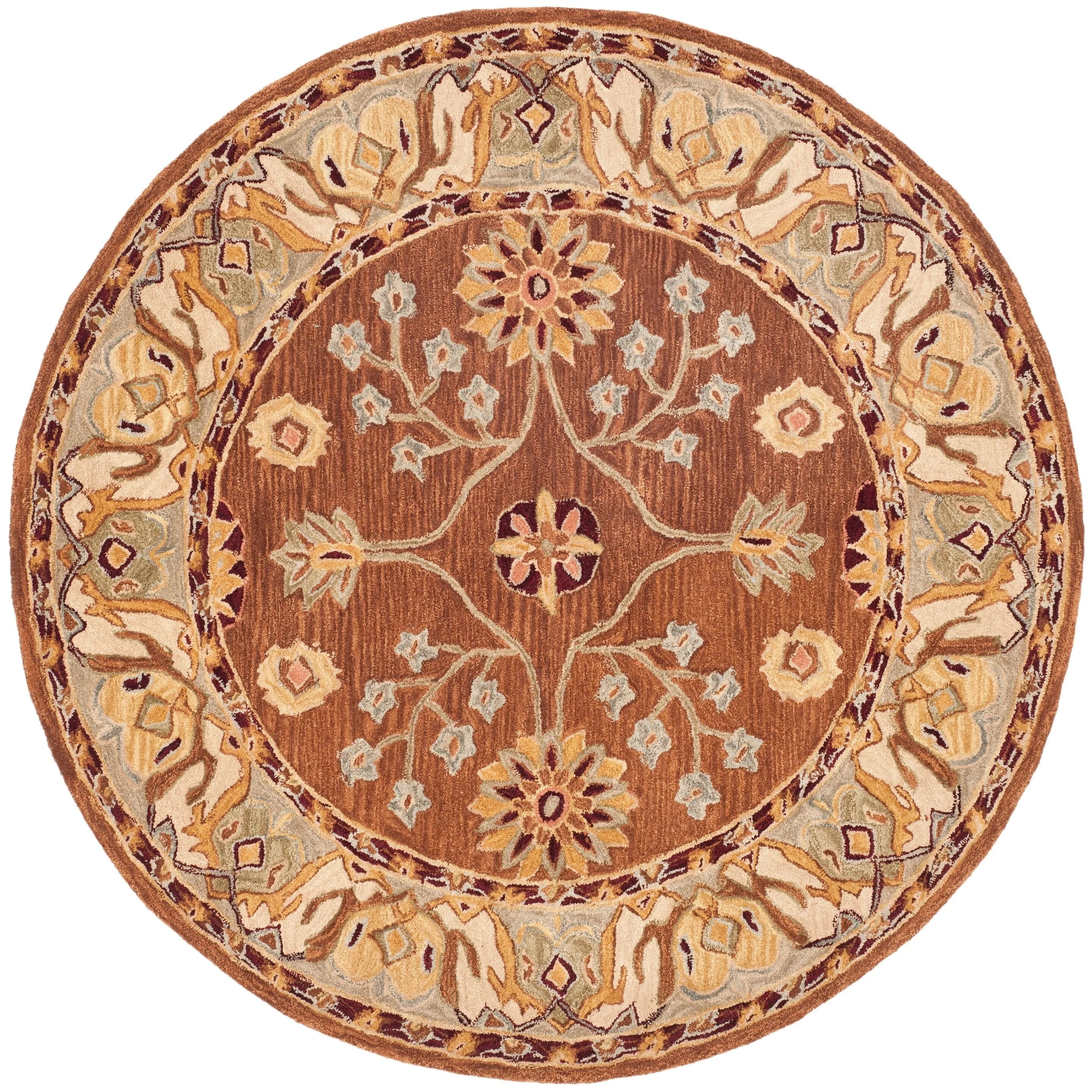 SAFAVIEH Handmade Anatolia Lisann Traditional Oriental Hand-spun Wool Rug