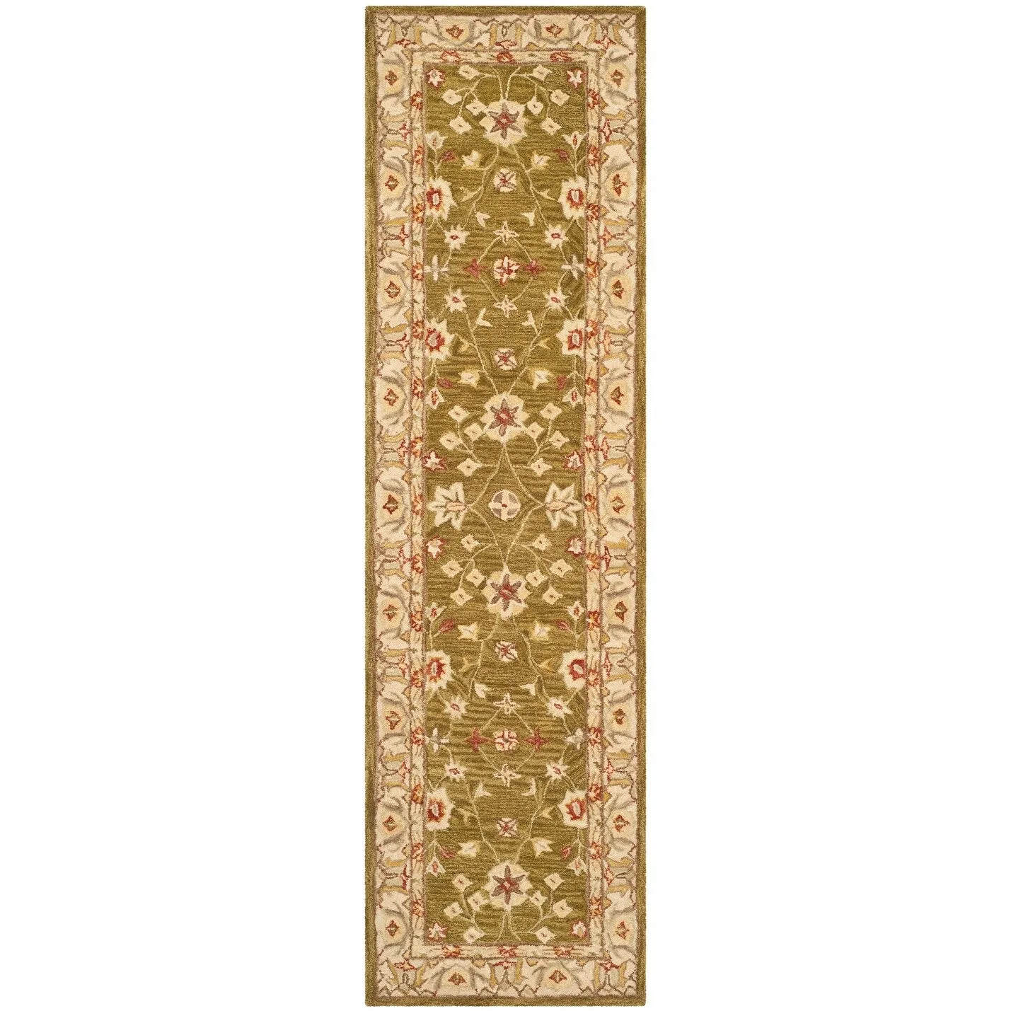 SAFAVIEH Handmade Anatolia Lisann Traditional Oriental Hand-spun Wool Rug