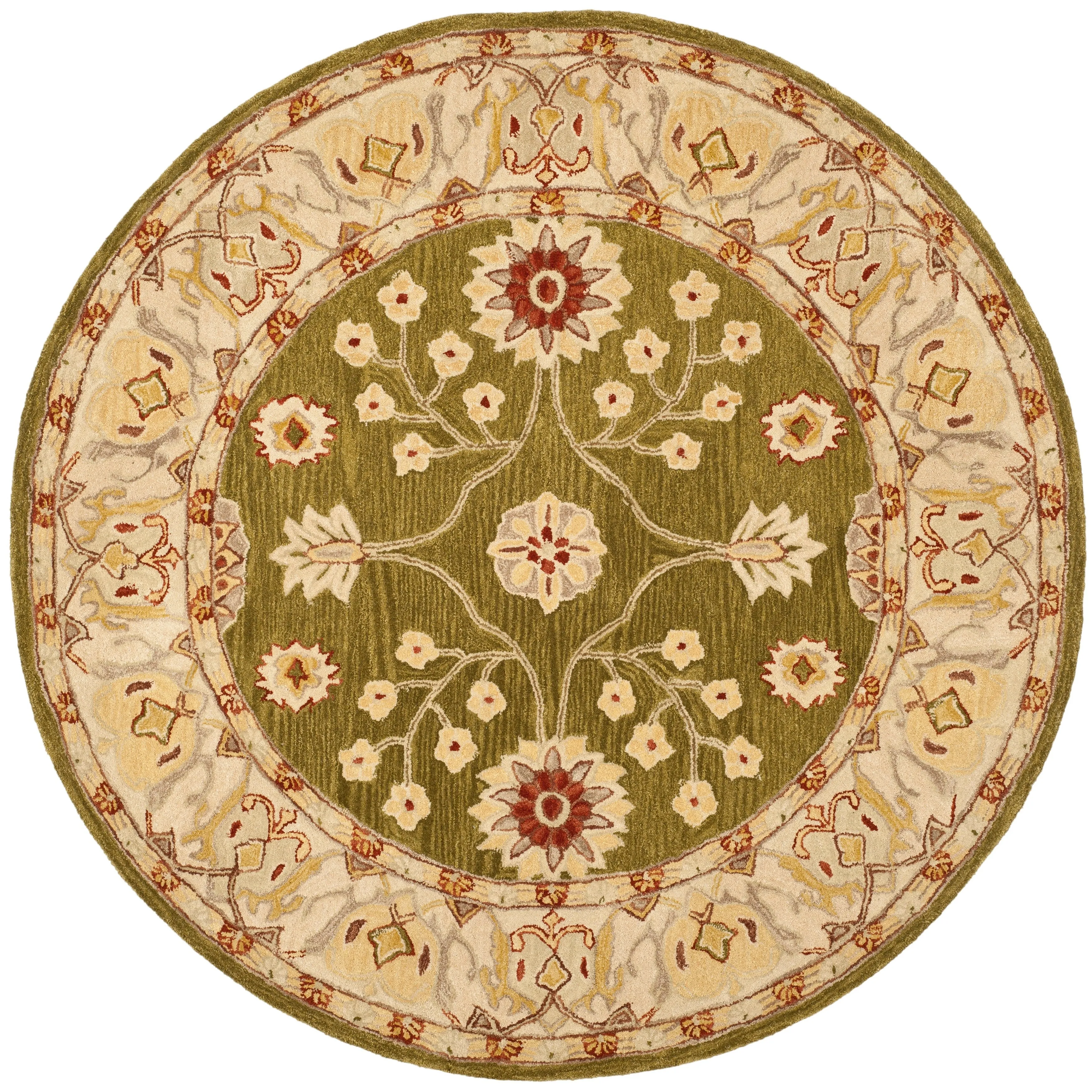 SAFAVIEH Handmade Anatolia Lisann Traditional Oriental Hand-spun Wool Rug