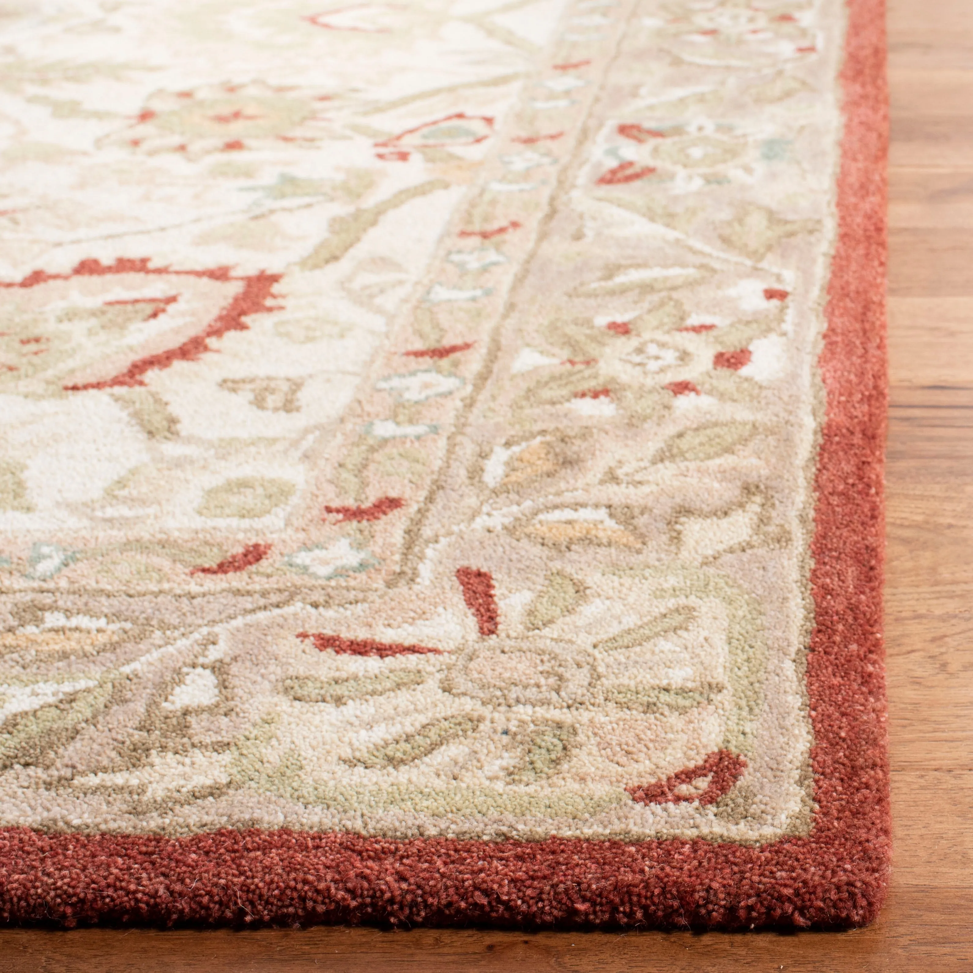 SAFAVIEH Handmade Anatolia Renelle Traditional Oriental Hand-spun Wool Rug