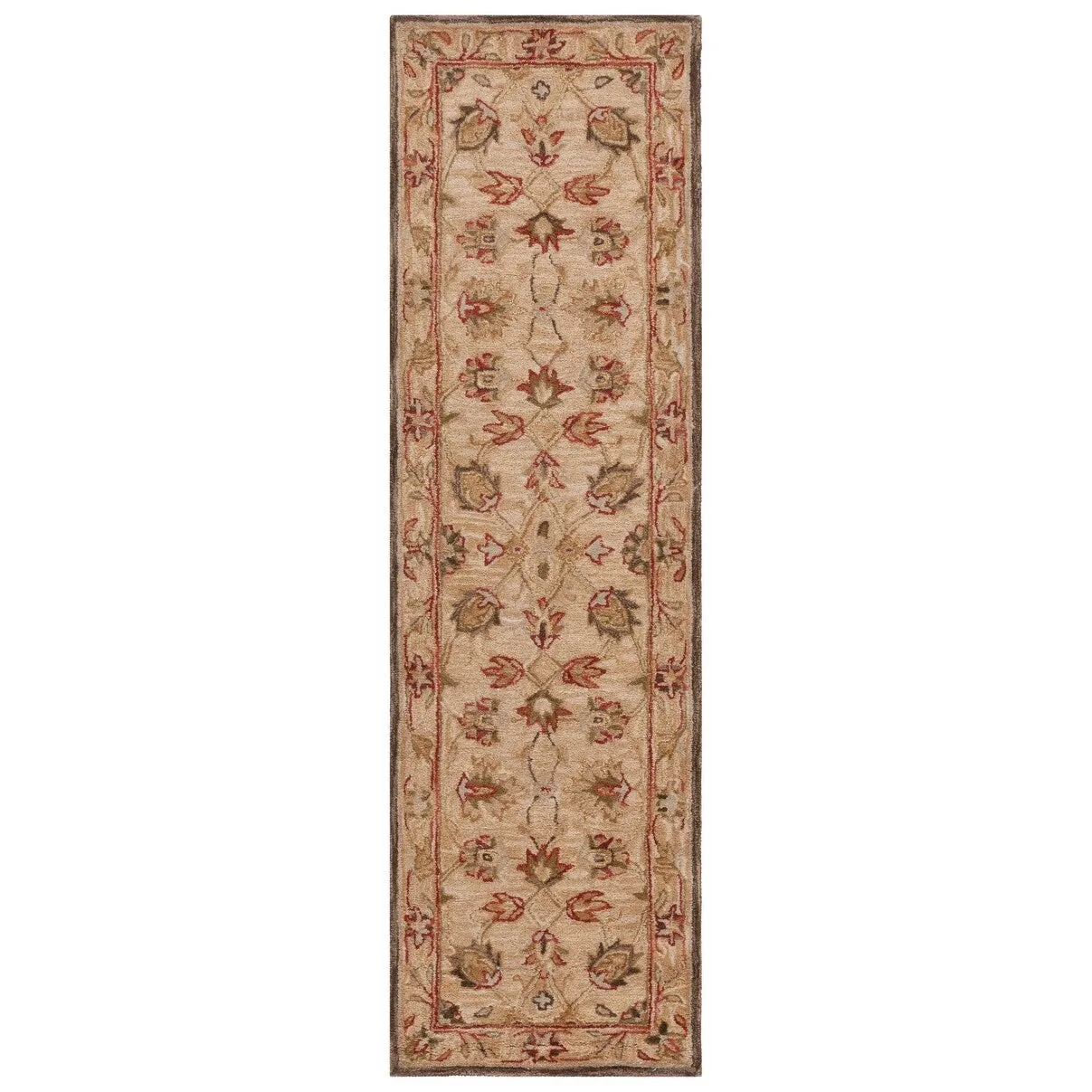 SAFAVIEH Handmade Anatolia Renelle Traditional Oriental Hand-spun Wool Rug