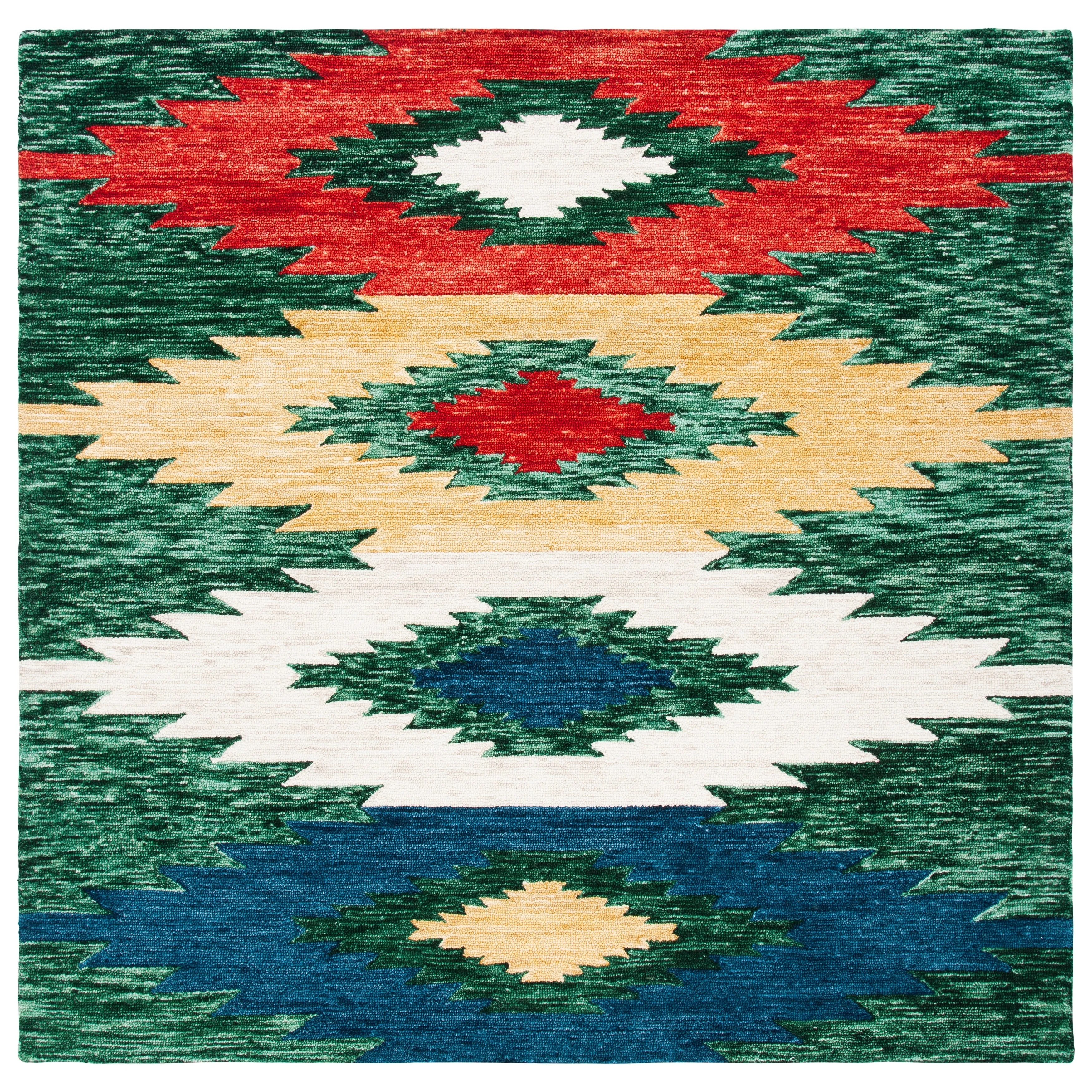 SAFAVIEH Handmade Aspen Ilijanka Boho Tribal Wool Rug