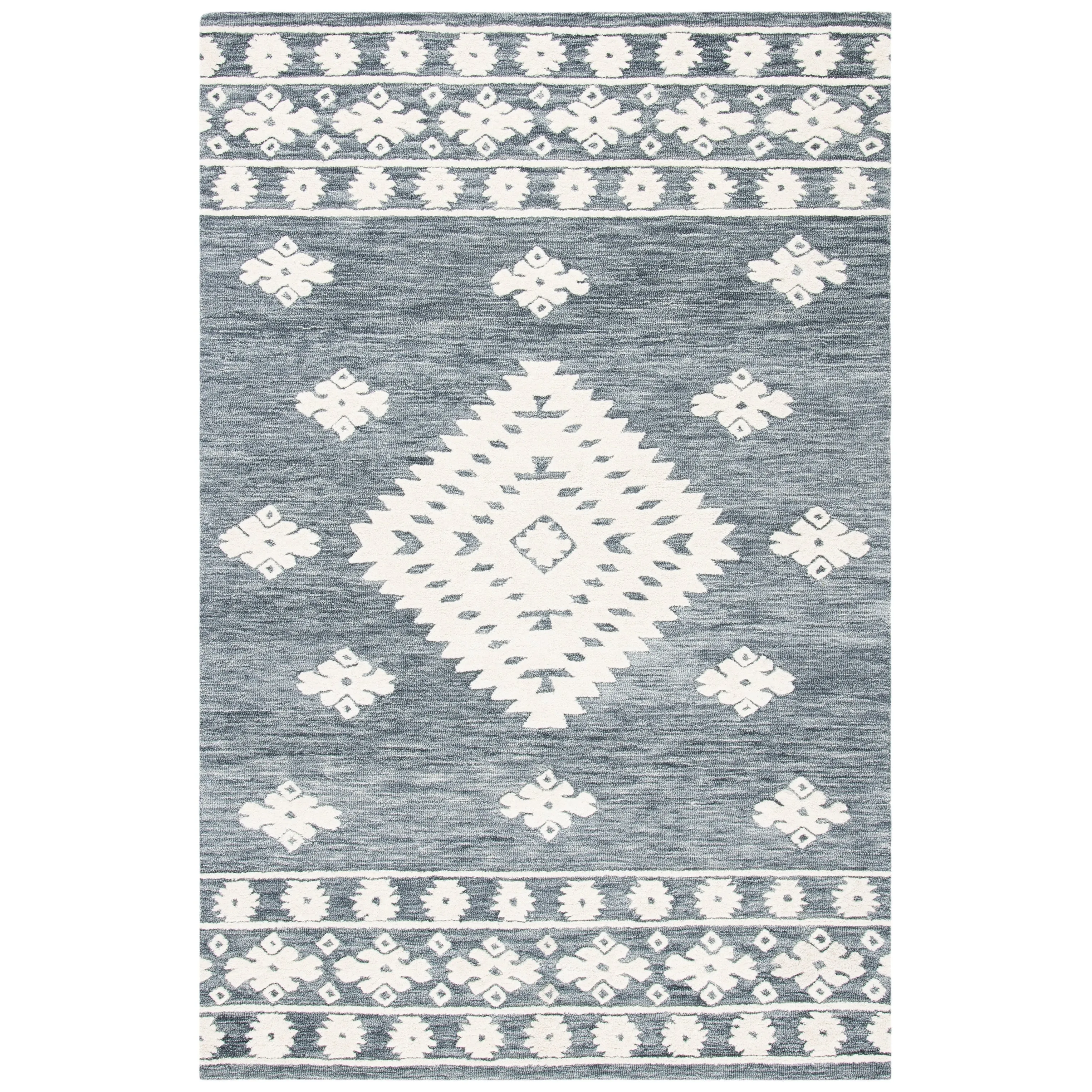 SAFAVIEH Handmade Aspen Nusreta Rustic Boho Wool Rug