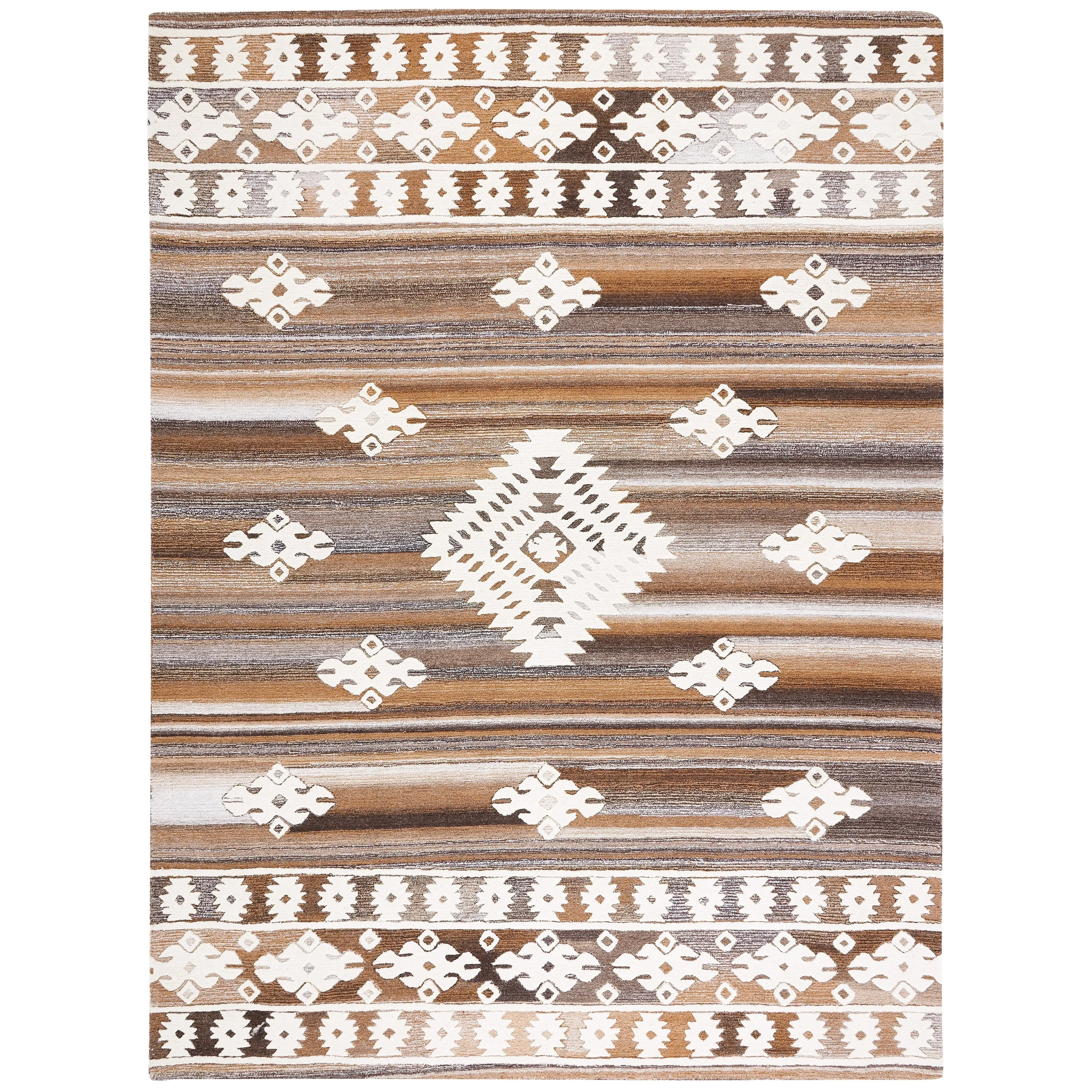 SAFAVIEH Handmade Aspen Nusreta Rustic Boho Wool Rug