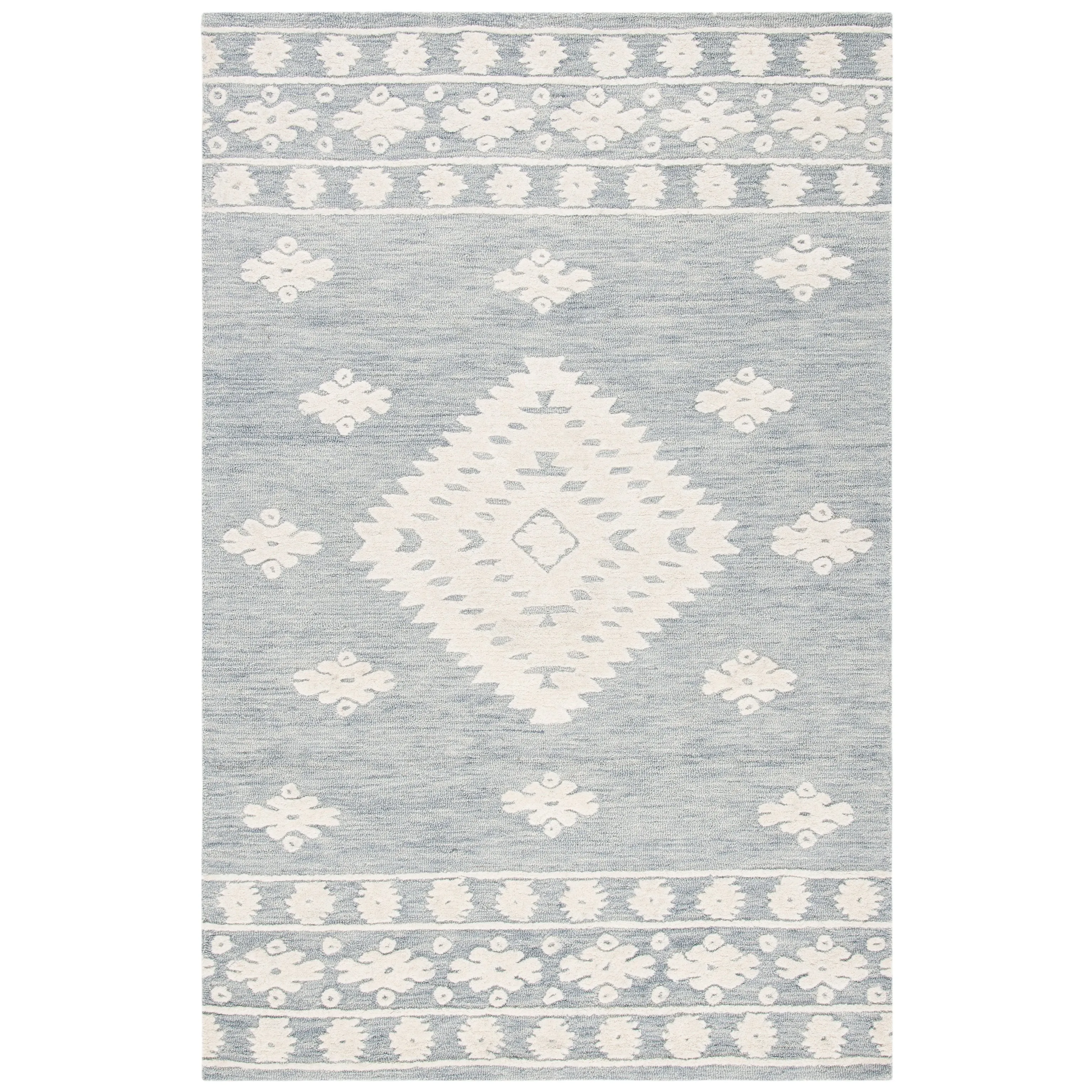 SAFAVIEH Handmade Aspen Nusreta Rustic Boho Wool Rug