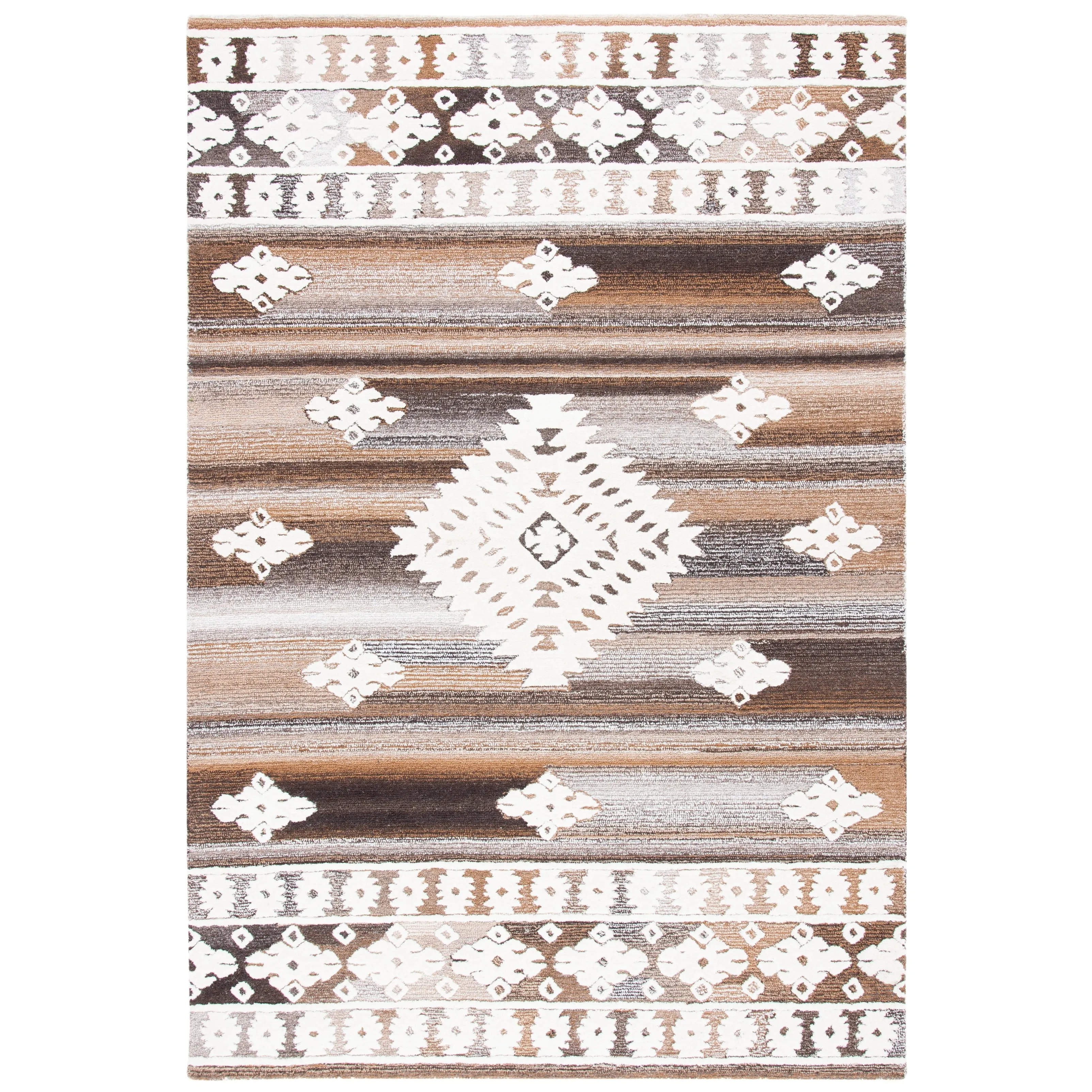 SAFAVIEH Handmade Aspen Nusreta Rustic Boho Wool Rug