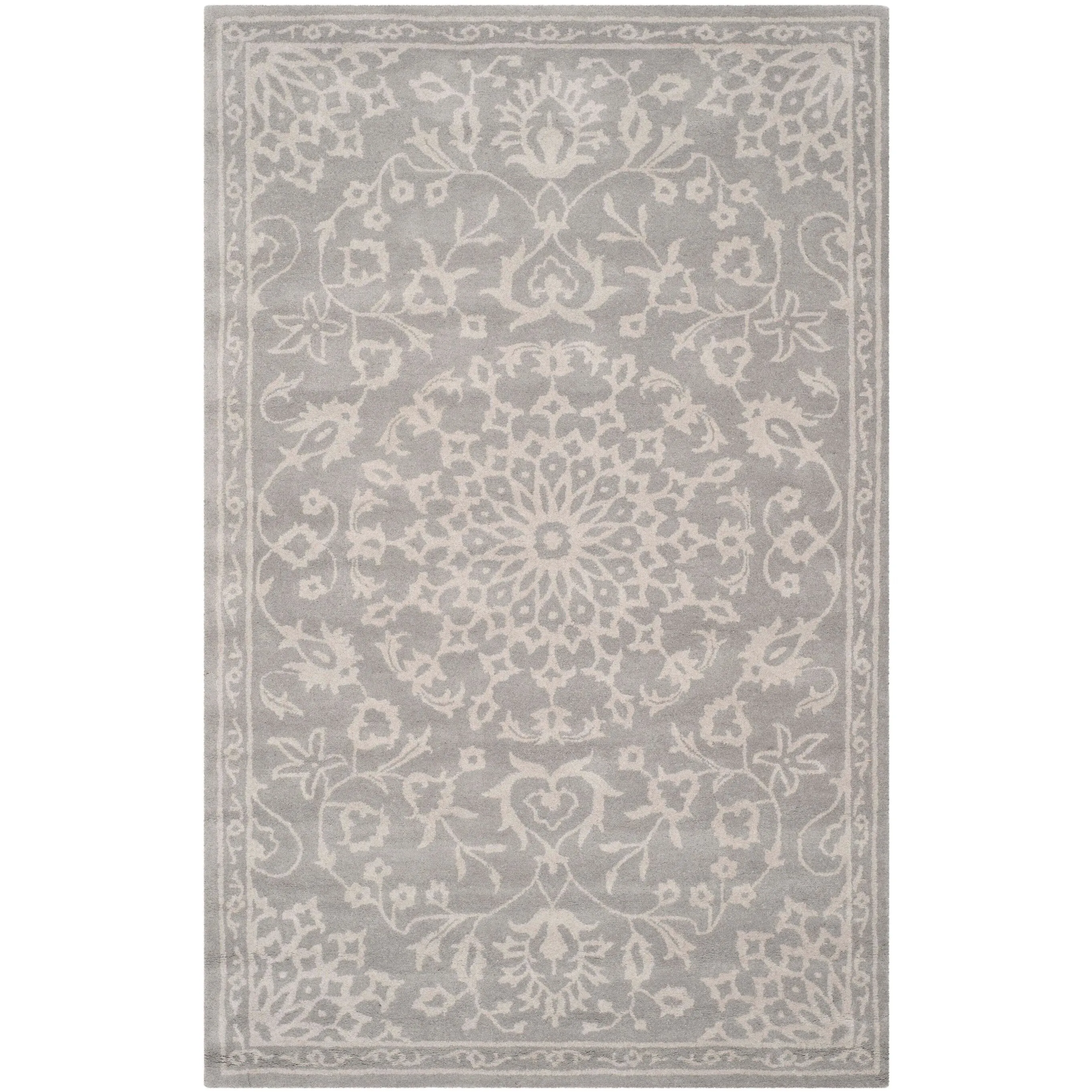 SAFAVIEH Handmade Bella Armani Modern Floral Wool Rug