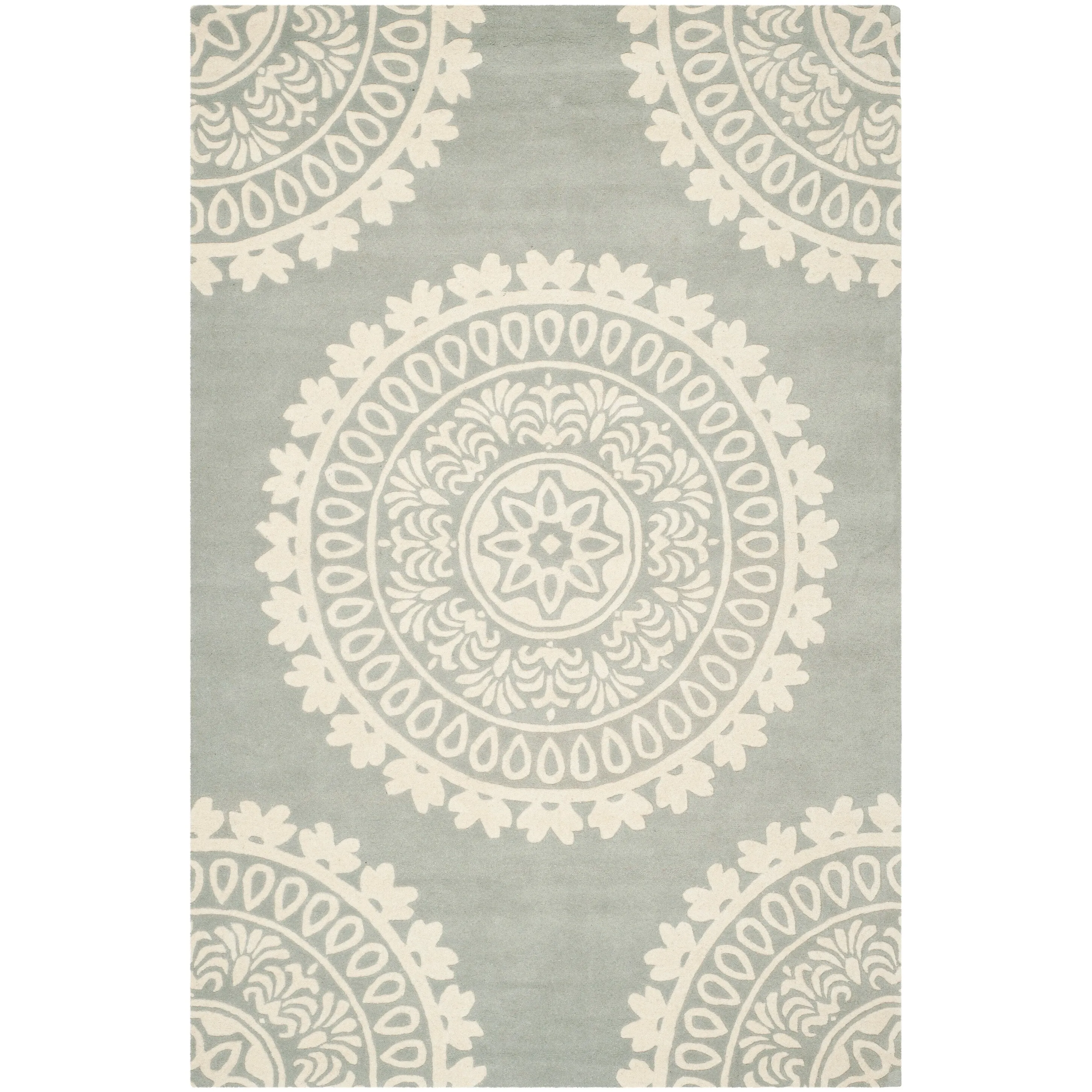 SAFAVIEH Handmade Bella Heerine Modern Floral Wool Rug