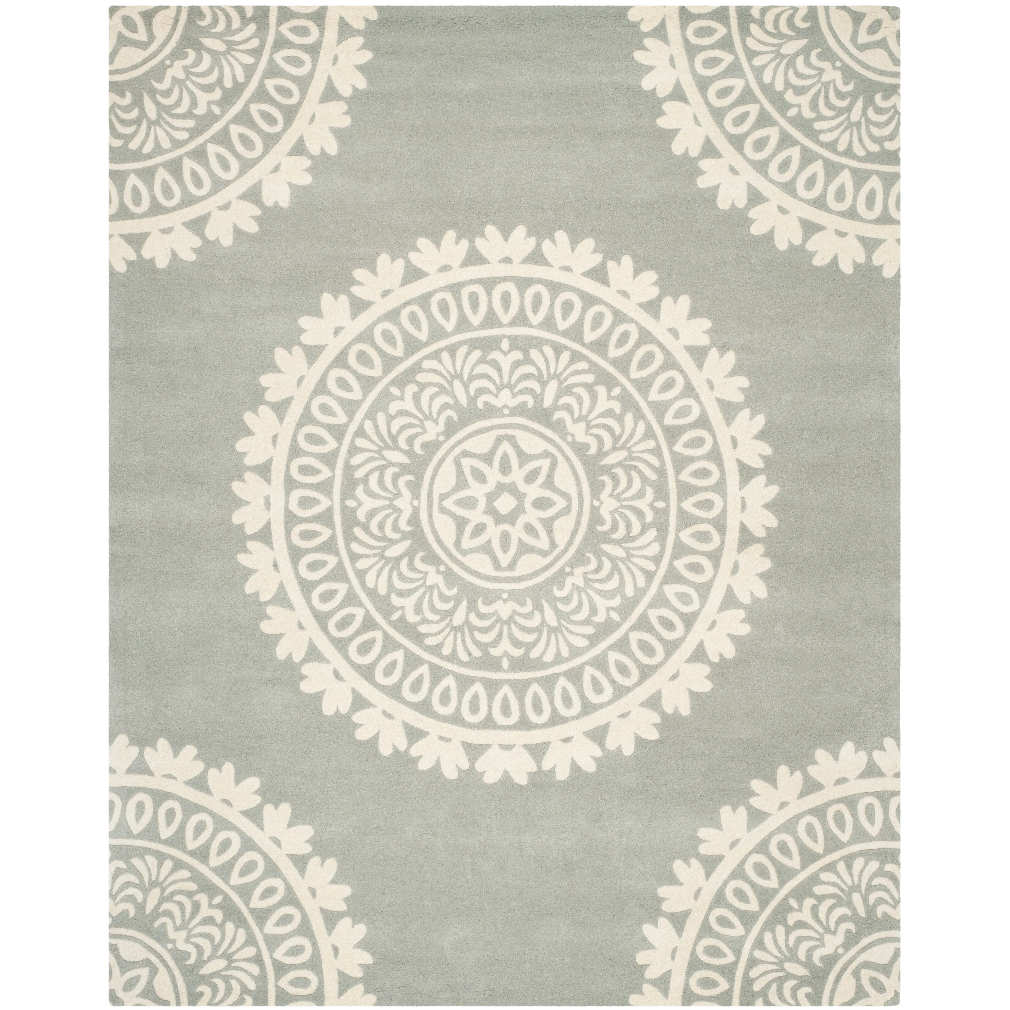 SAFAVIEH Handmade Bella Heerine Modern Floral Wool Rug