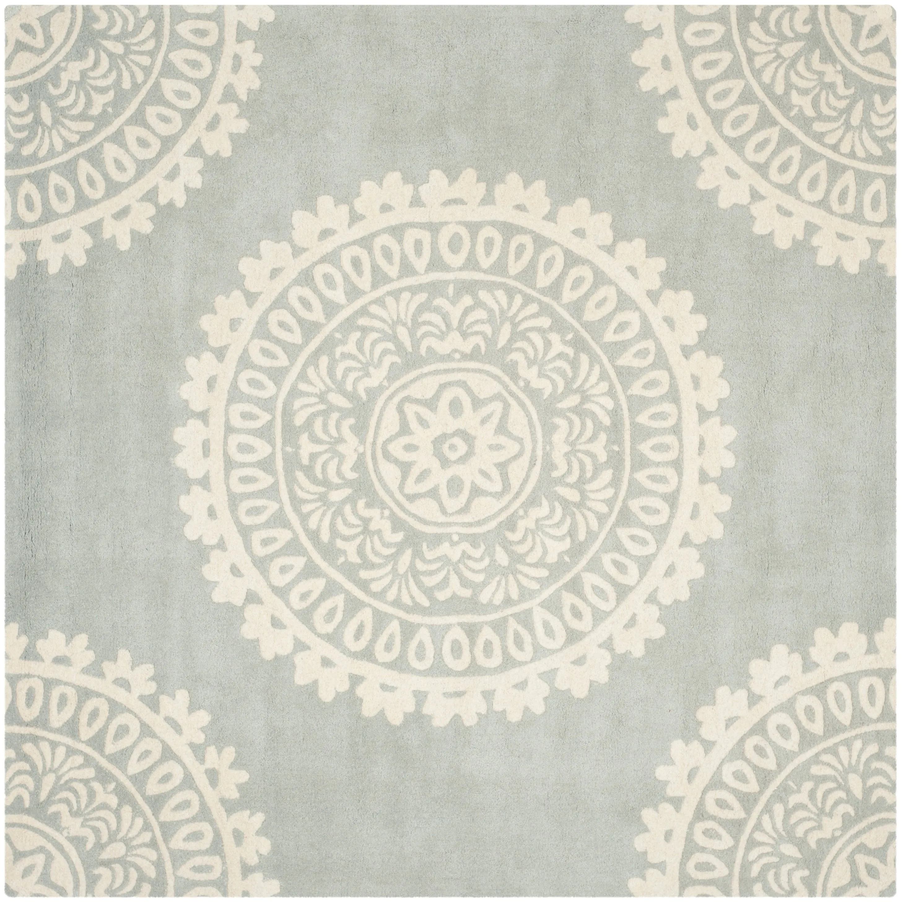 SAFAVIEH Handmade Bella Heerine Modern Floral Wool Rug