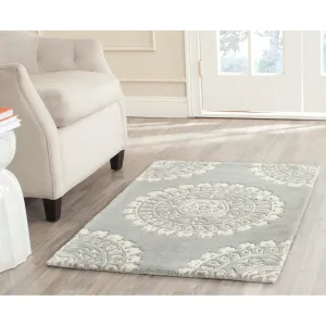 SAFAVIEH Handmade Bella Heerine Modern Floral Wool Rug
