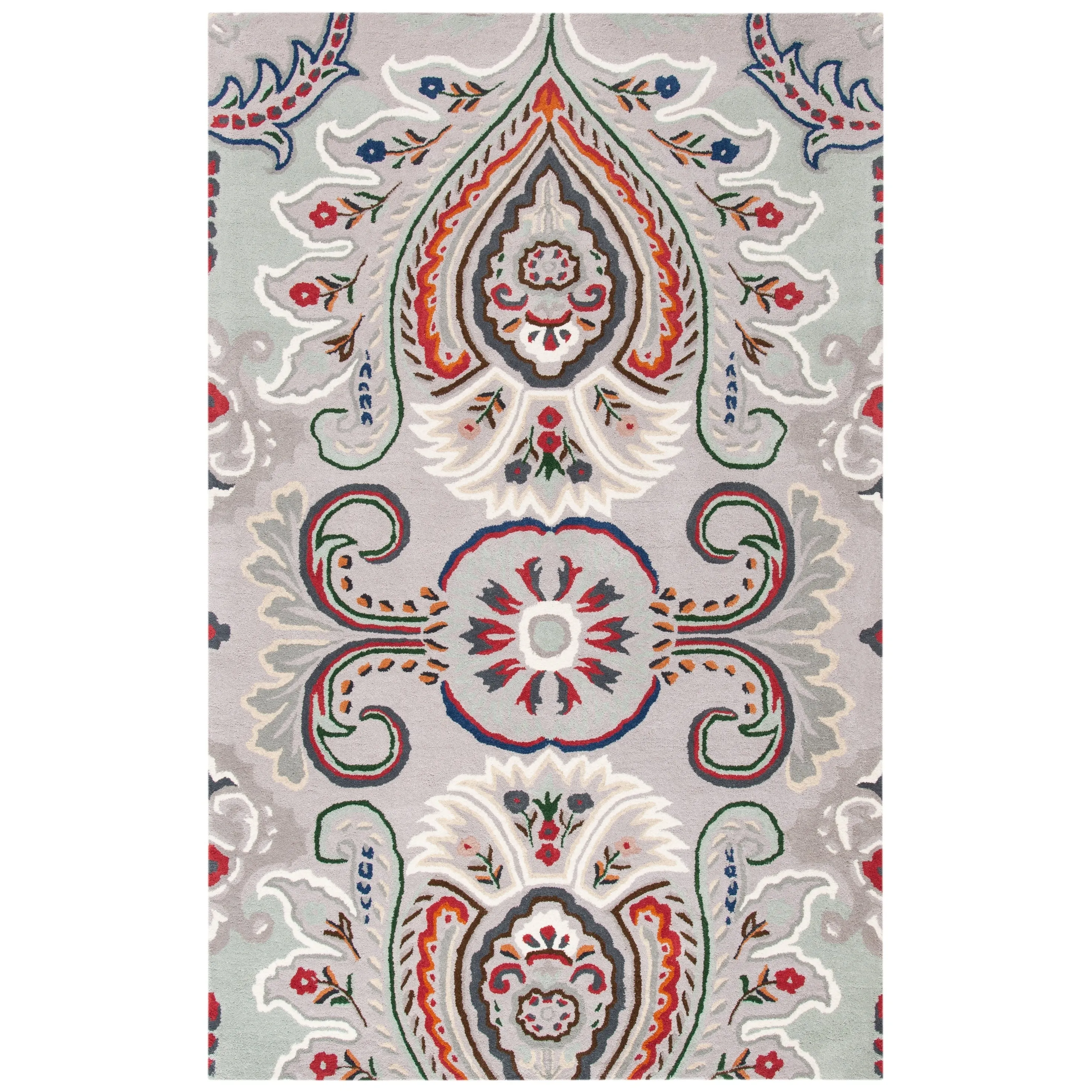 SAFAVIEH Handmade Bella Manjulata Floral Wool Rug