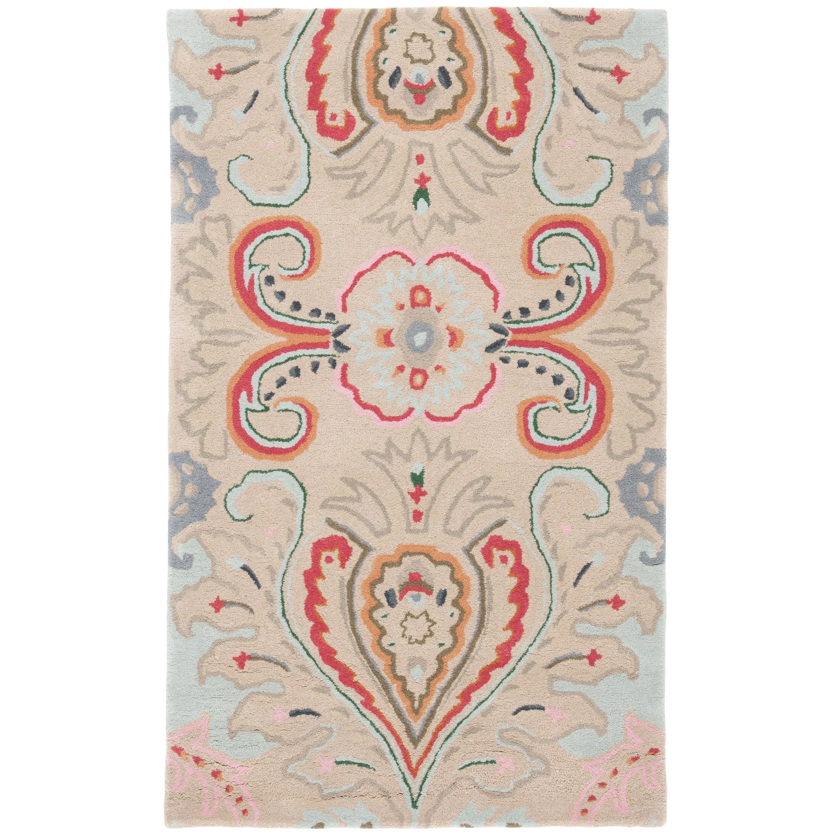 SAFAVIEH Handmade Bella Manjulata Floral Wool Rug
