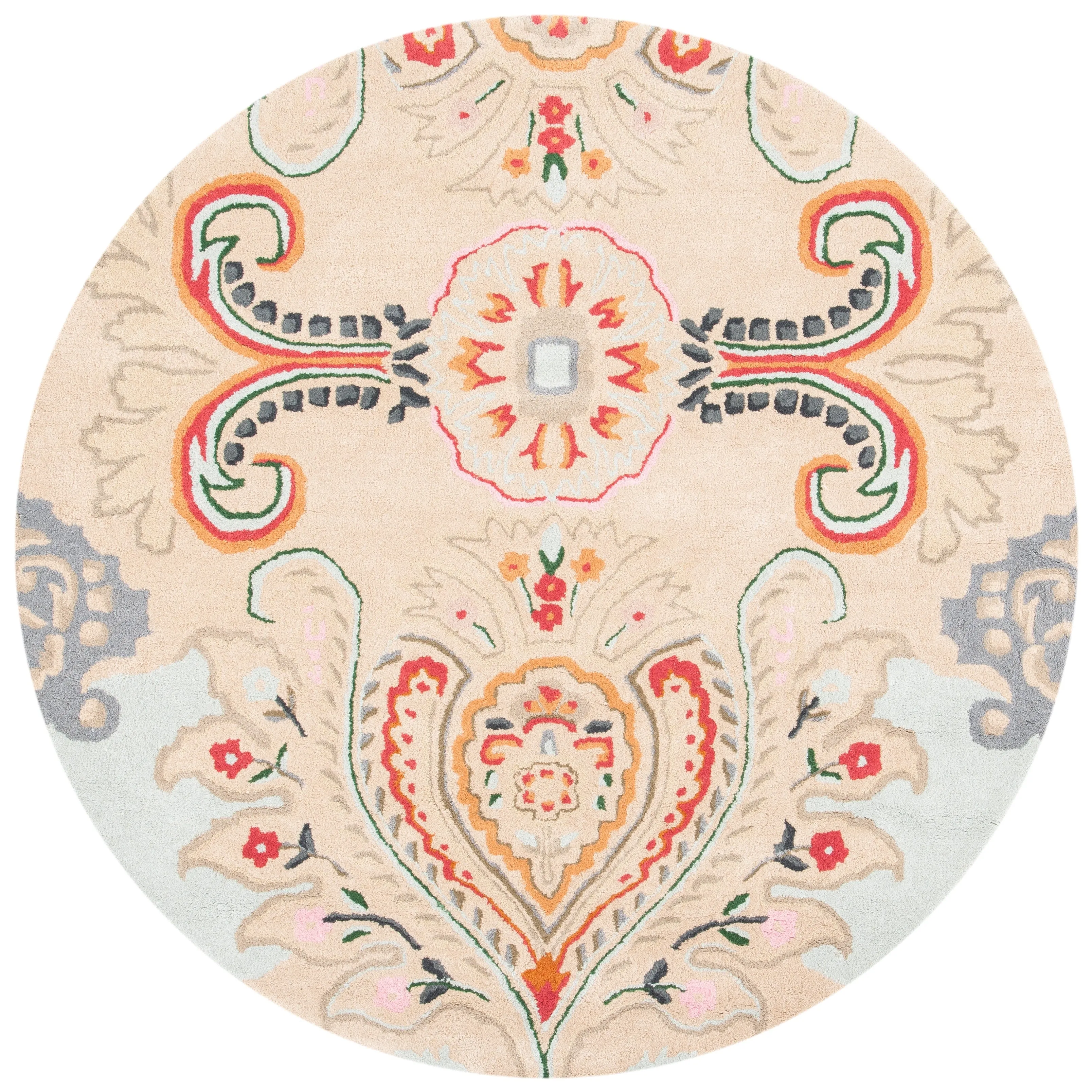 SAFAVIEH Handmade Bella Manjulata Floral Wool Rug