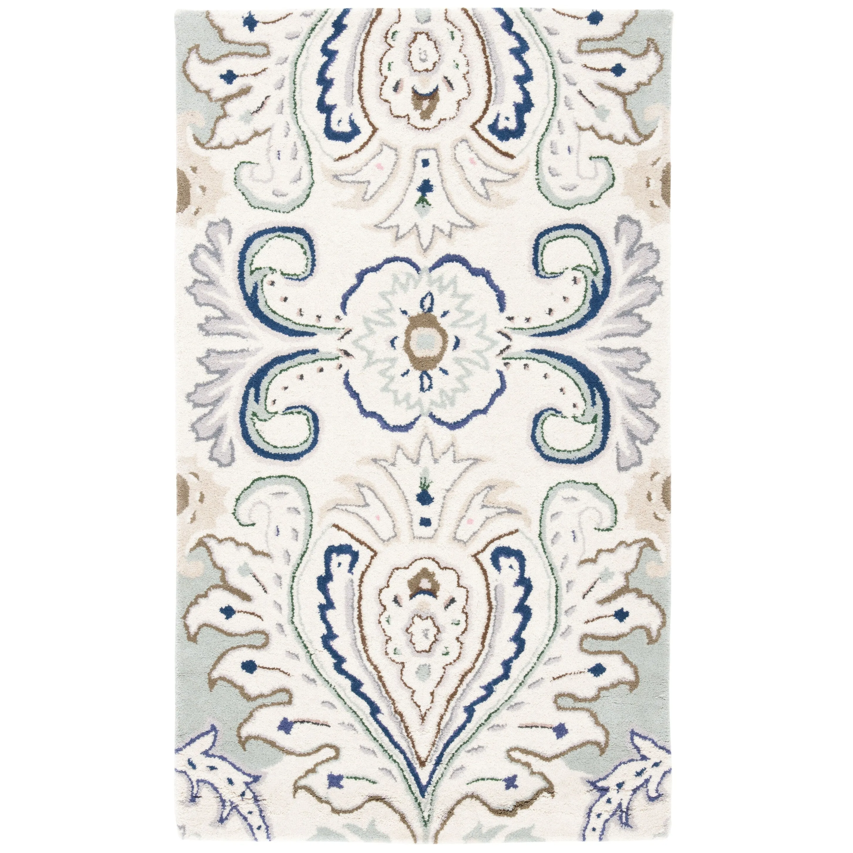 SAFAVIEH Handmade Bella Manjulata Floral Wool Rug