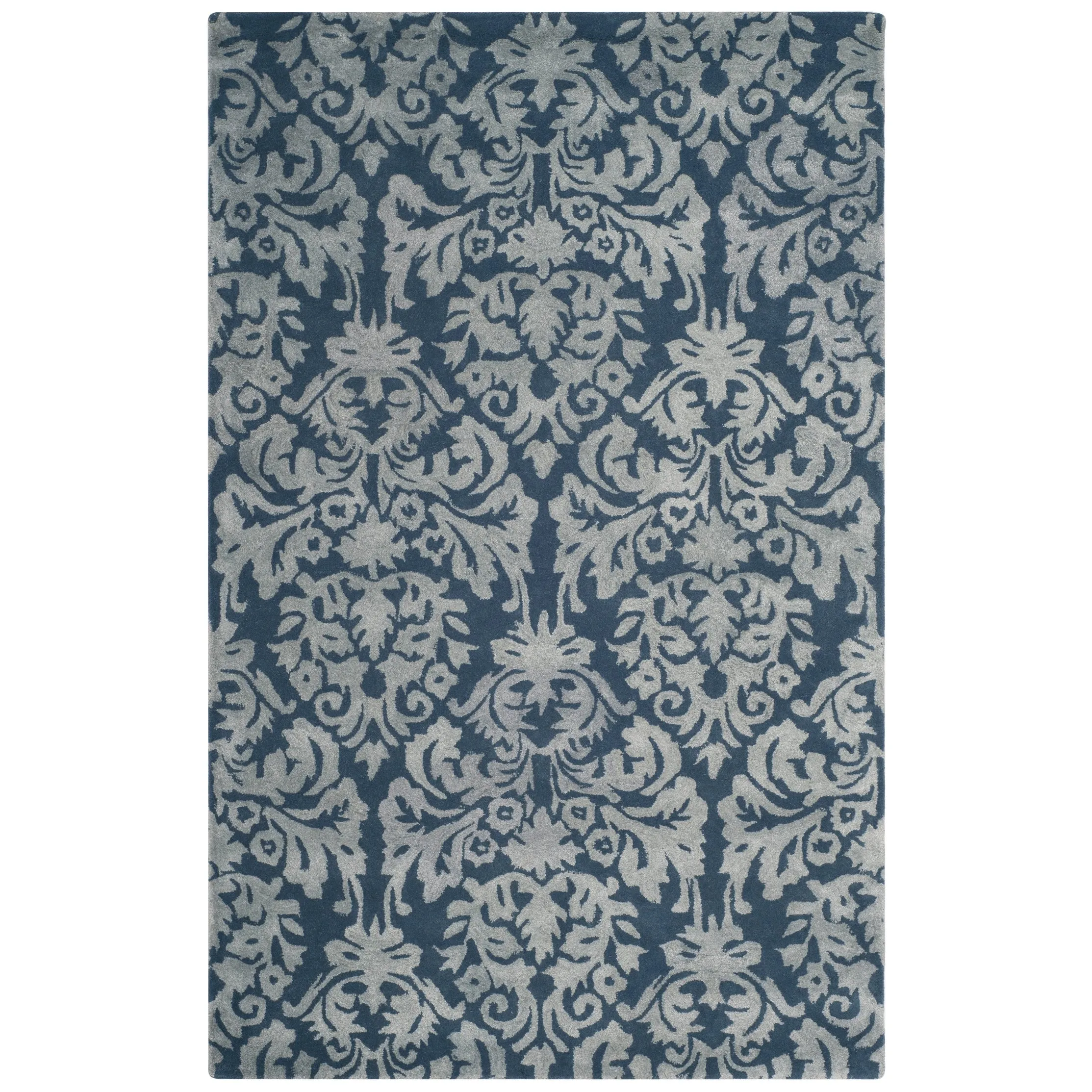 SAFAVIEH Handmade Bella Trea Modern Floral Wool Rug