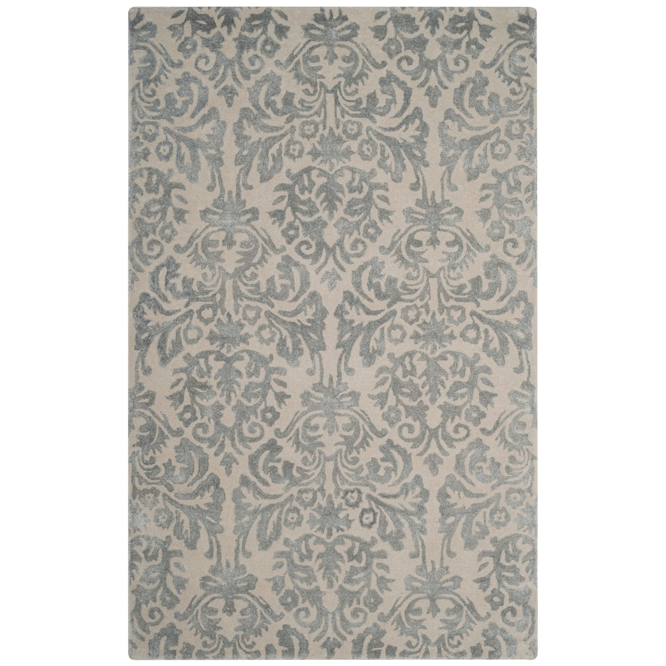 SAFAVIEH Handmade Bella Trea Modern Floral Wool Rug