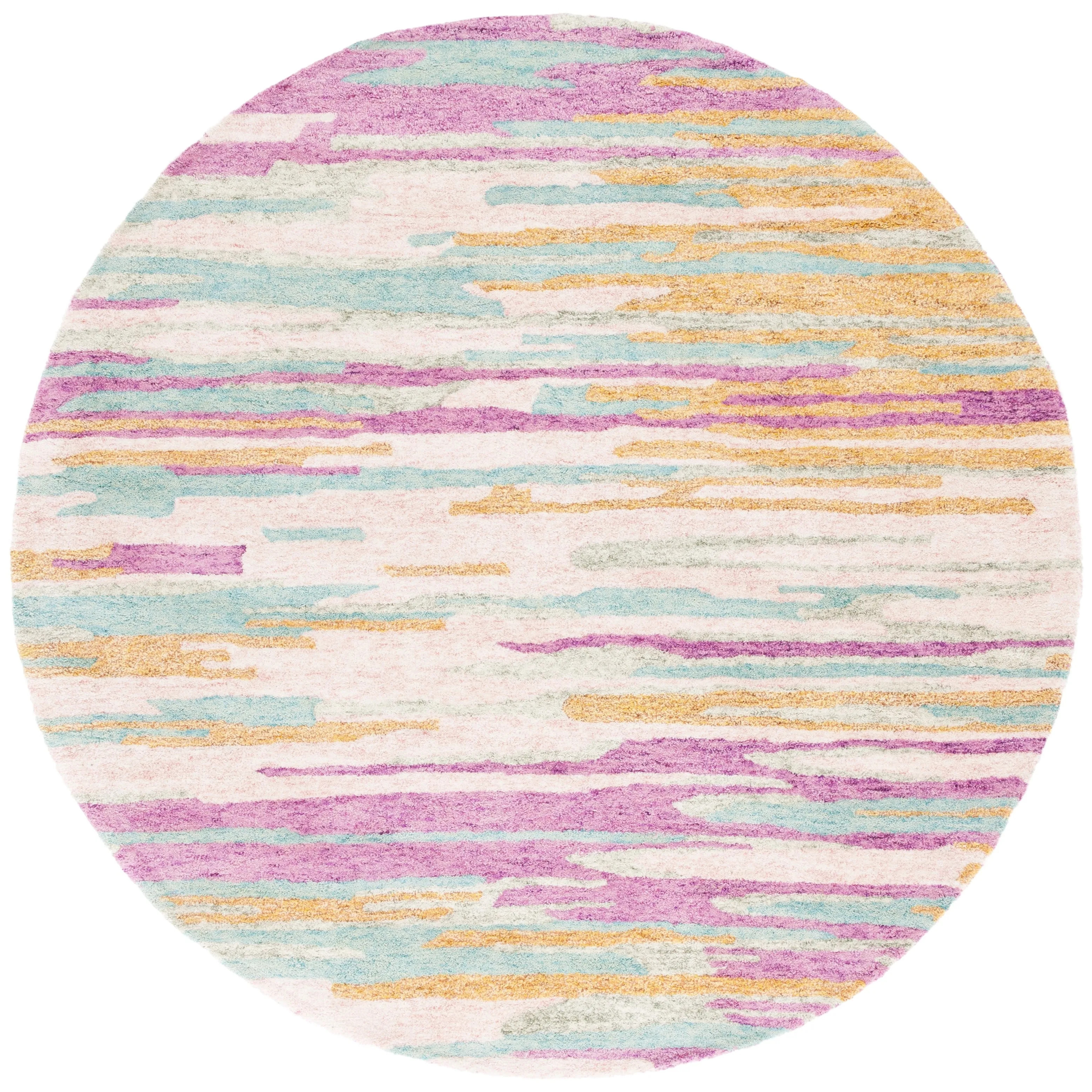 SAFAVIEH Handmade Bellagio Camelia Contemporary Wool Rug