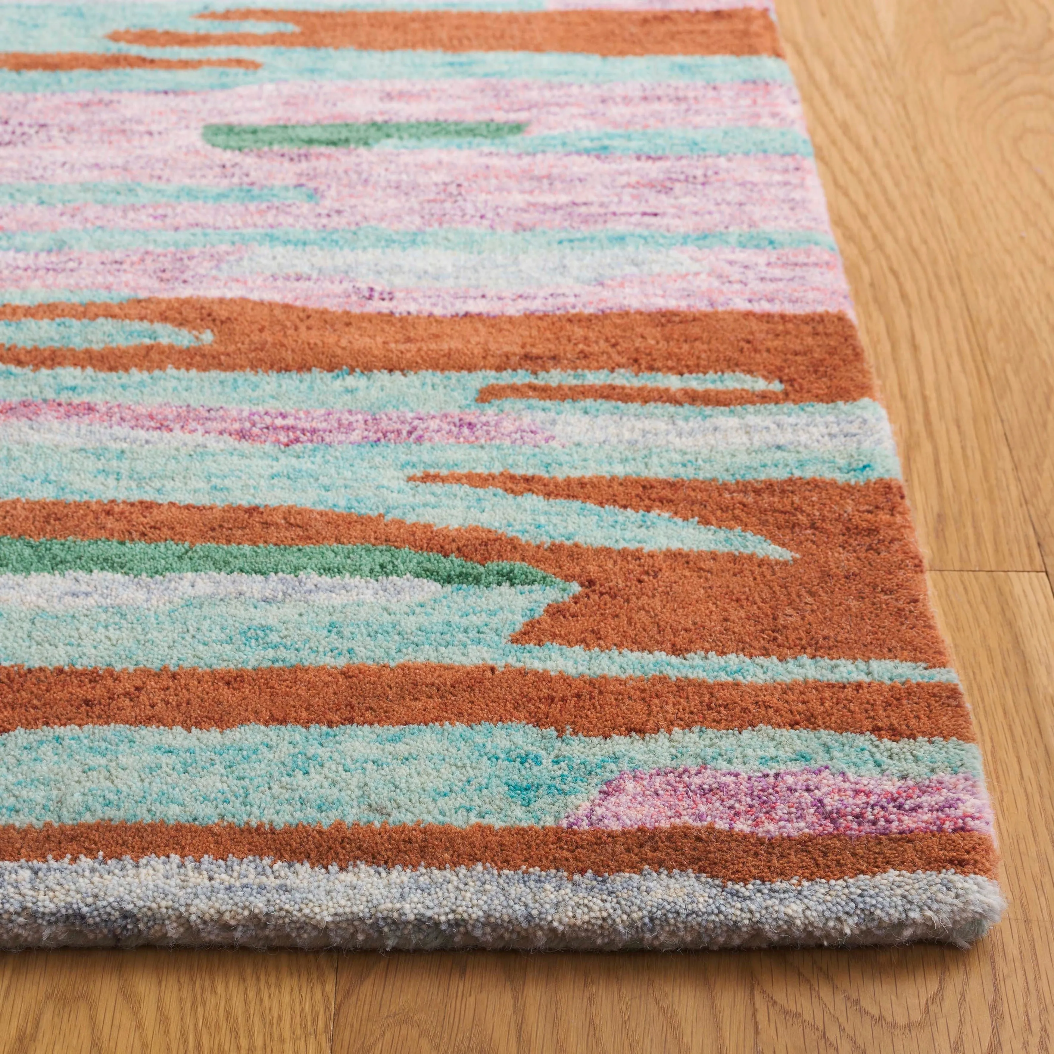 SAFAVIEH Handmade Bellagio Camelia Contemporary Wool Rug