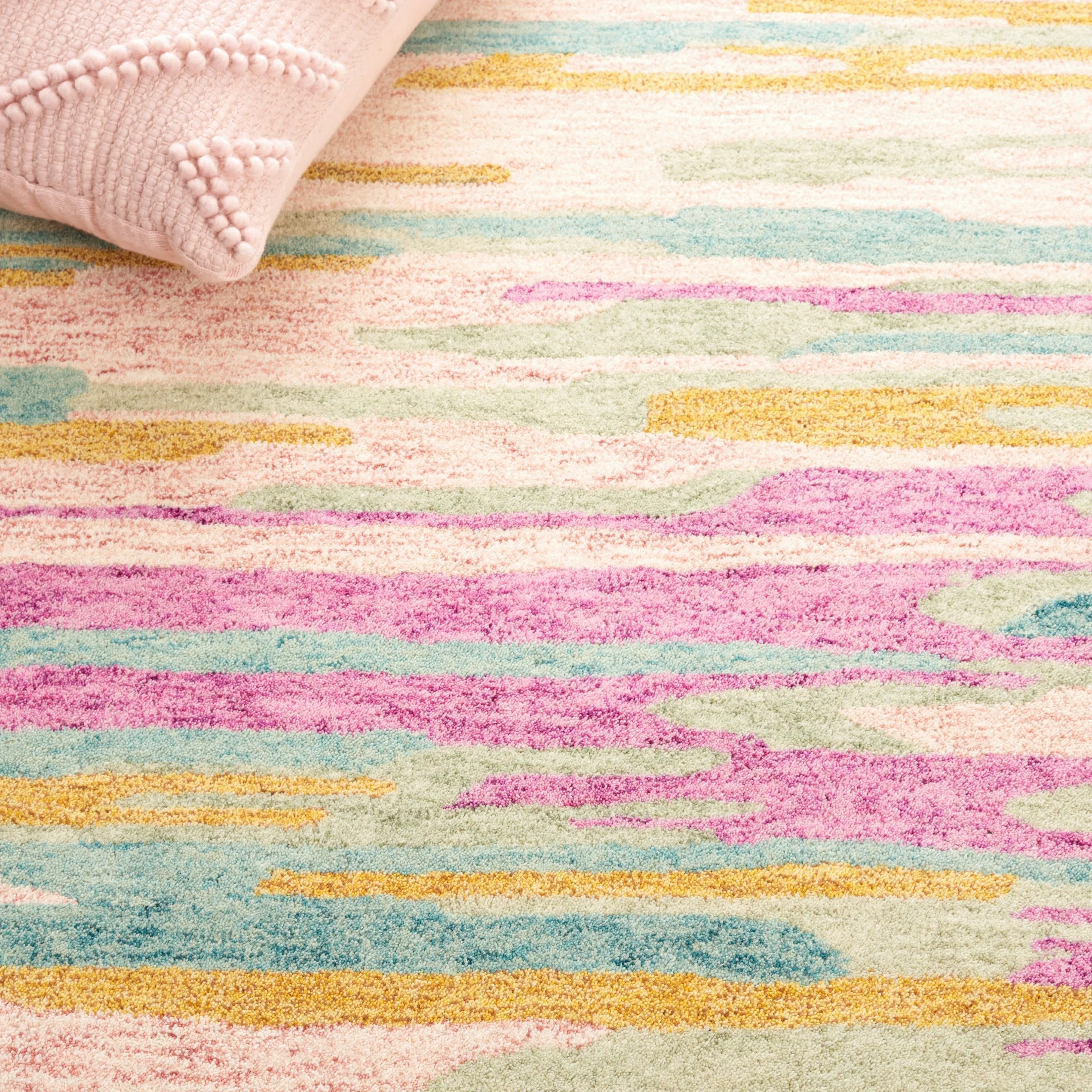 SAFAVIEH Handmade Bellagio Camelia Contemporary Wool Rug