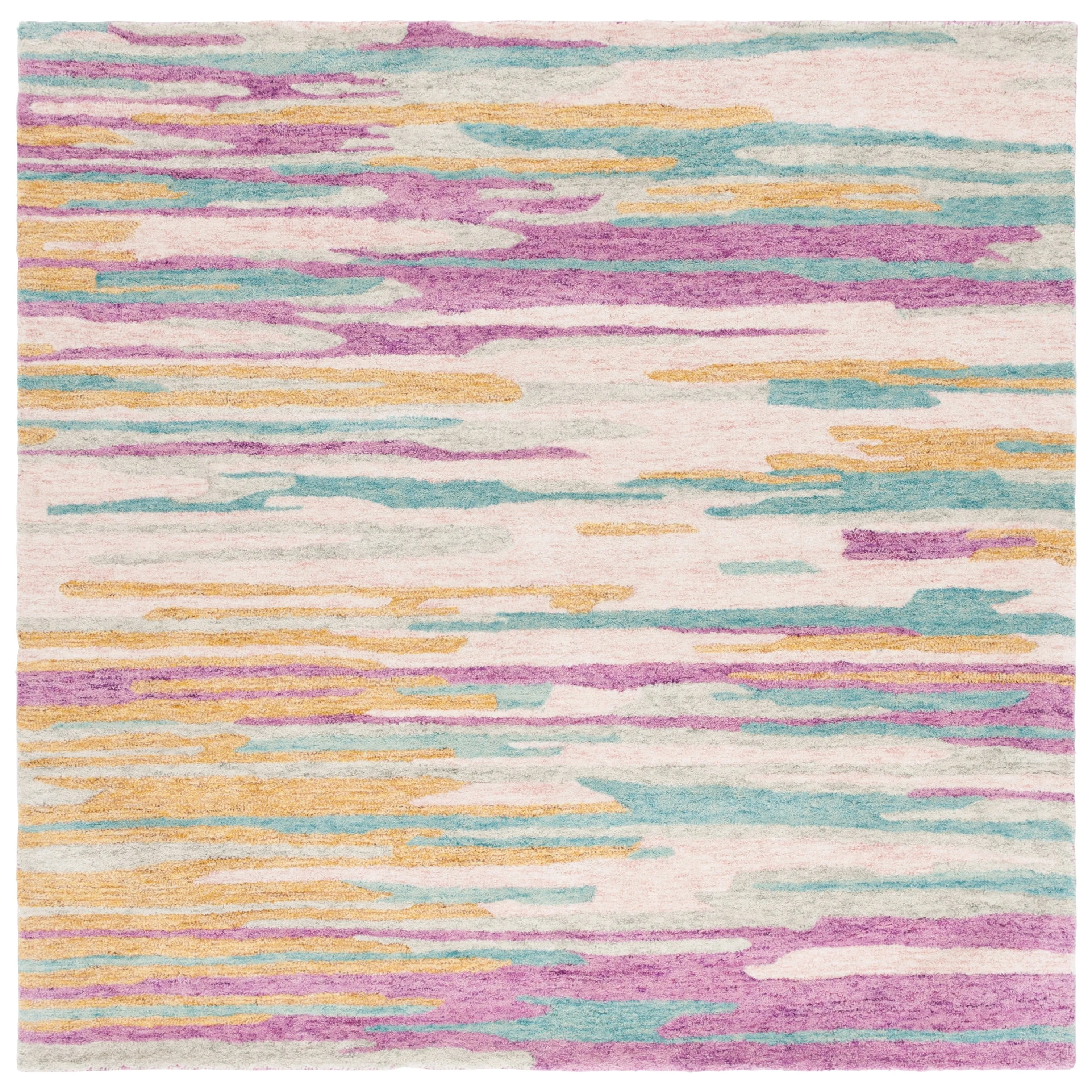 SAFAVIEH Handmade Bellagio Camelia Contemporary Wool Rug