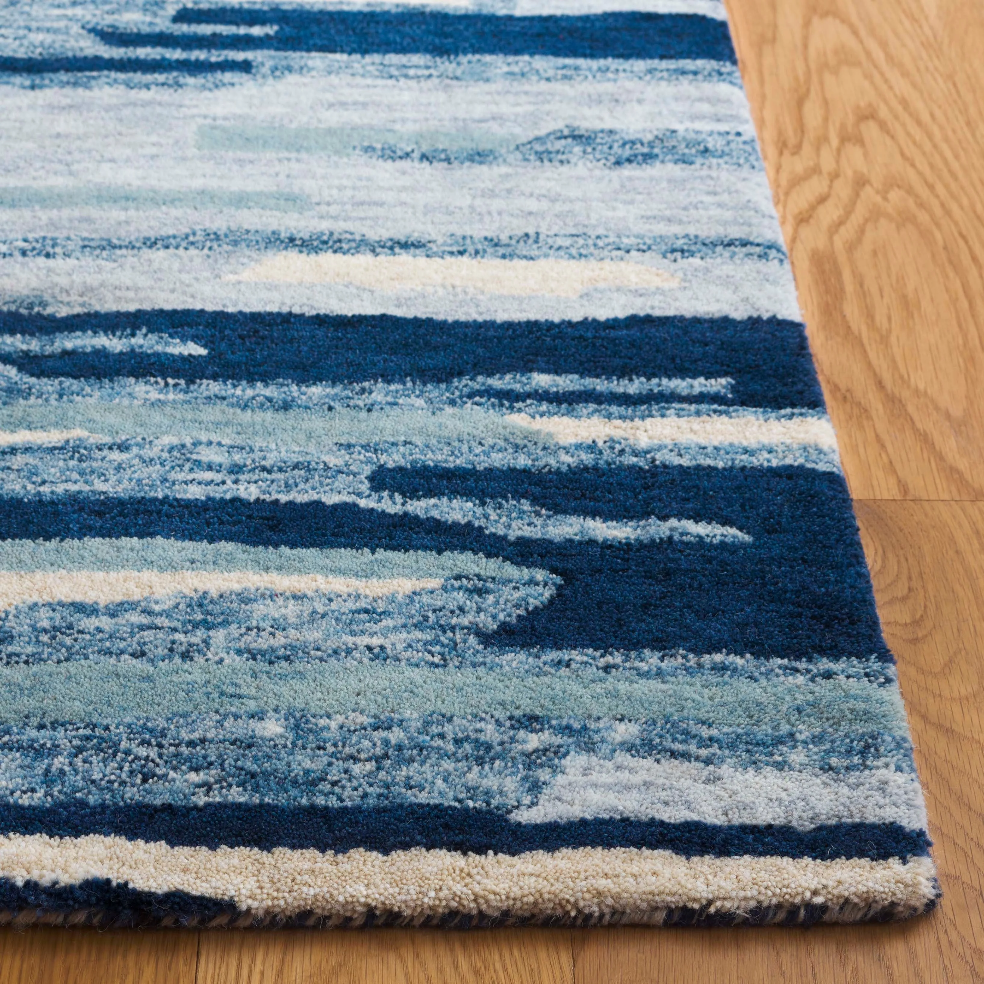 SAFAVIEH Handmade Bellagio Camelia Contemporary Wool Rug