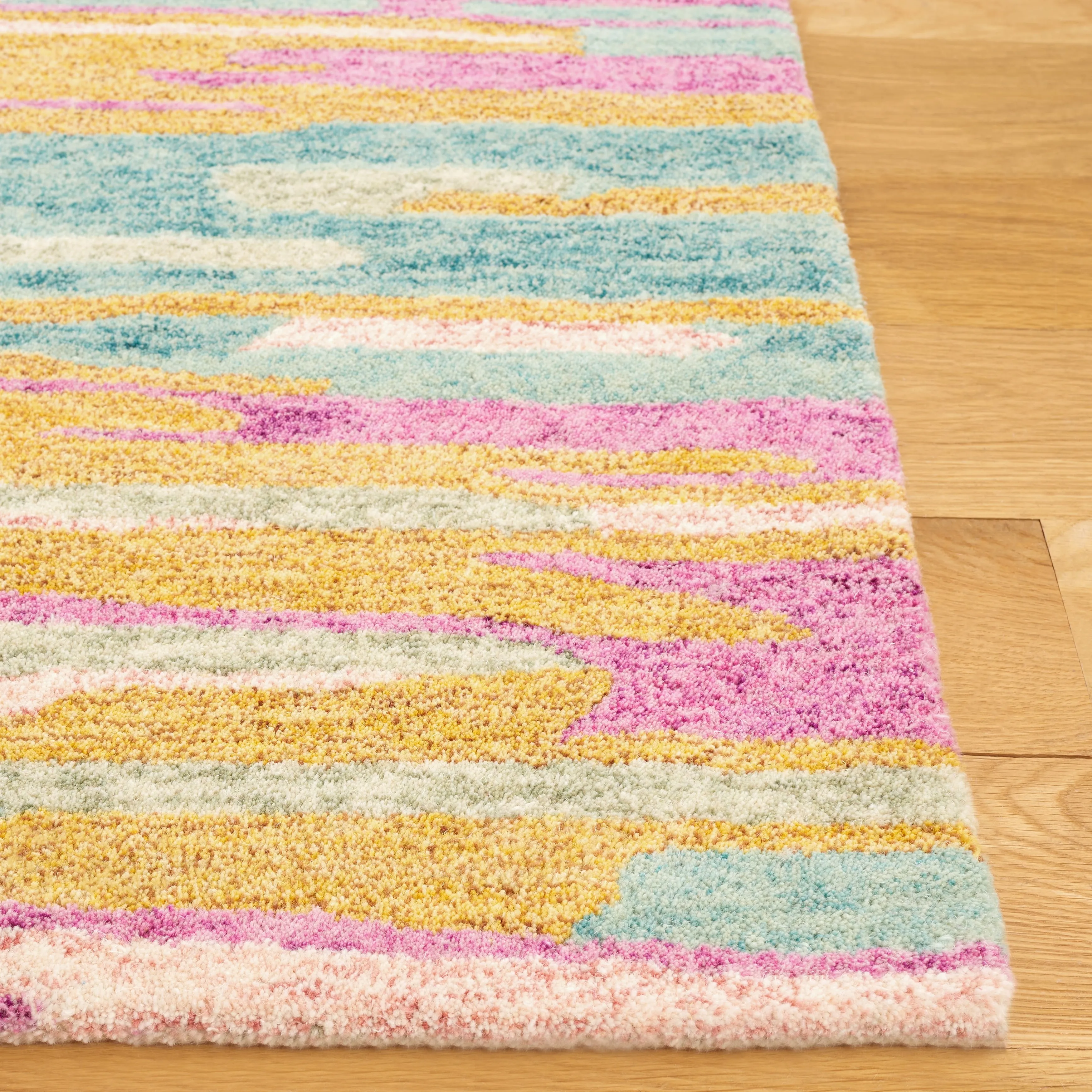 SAFAVIEH Handmade Bellagio Camelia Contemporary Wool Rug