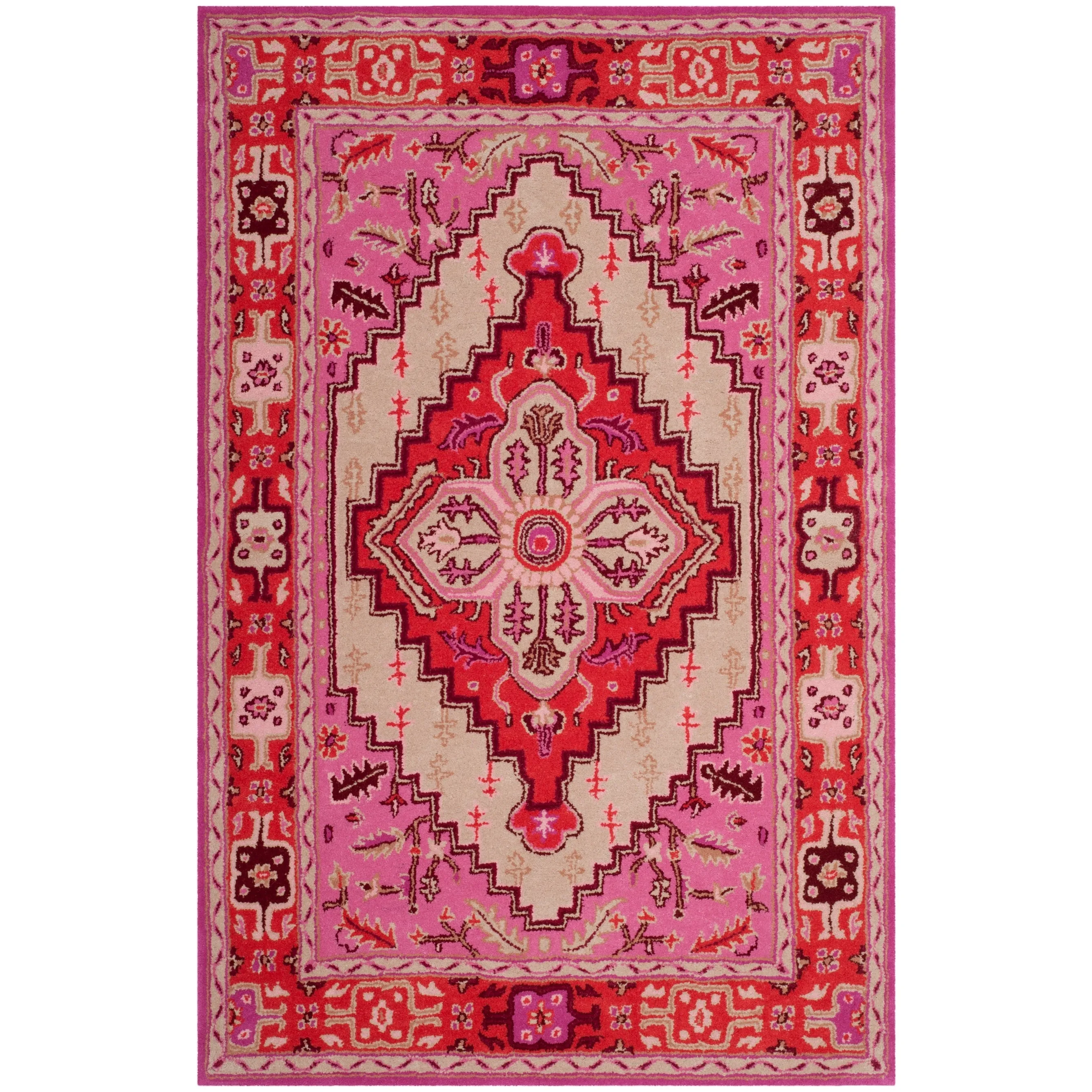 SAFAVIEH Handmade Bellagio Zyrafete Modern Oriental Wool Rug