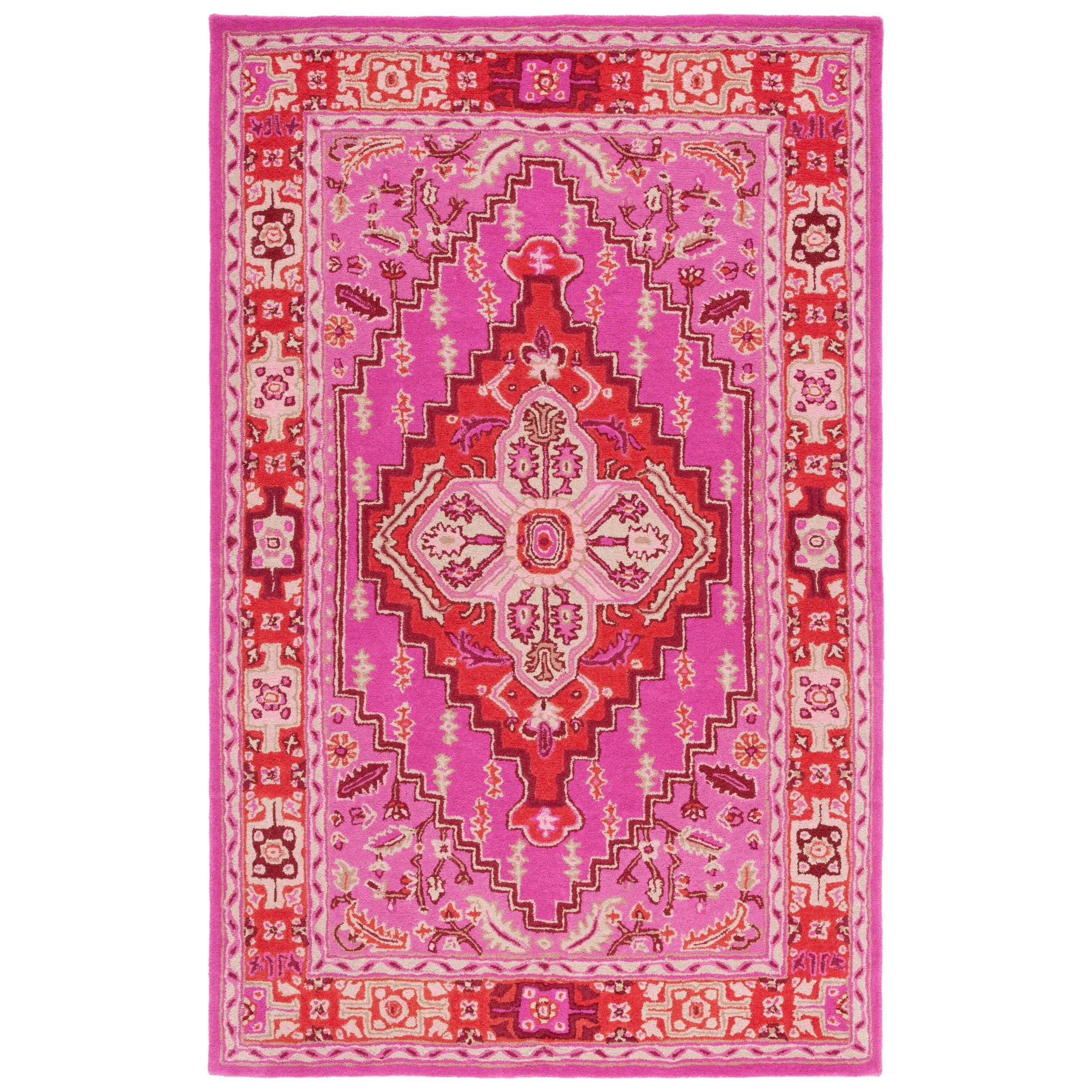 SAFAVIEH Handmade Bellagio Zyrafete Modern Oriental Wool Rug