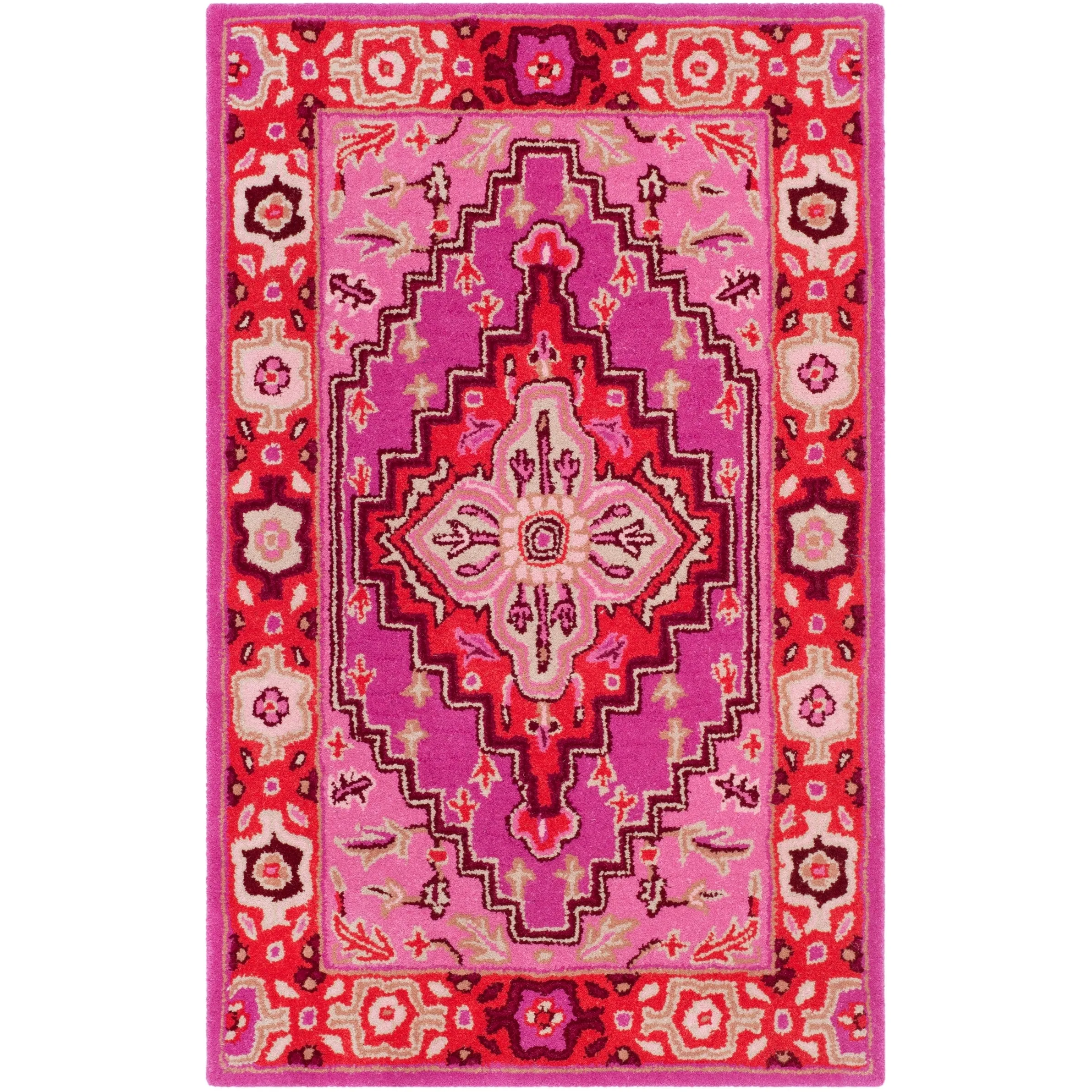 SAFAVIEH Handmade Bellagio Zyrafete Modern Oriental Wool Rug