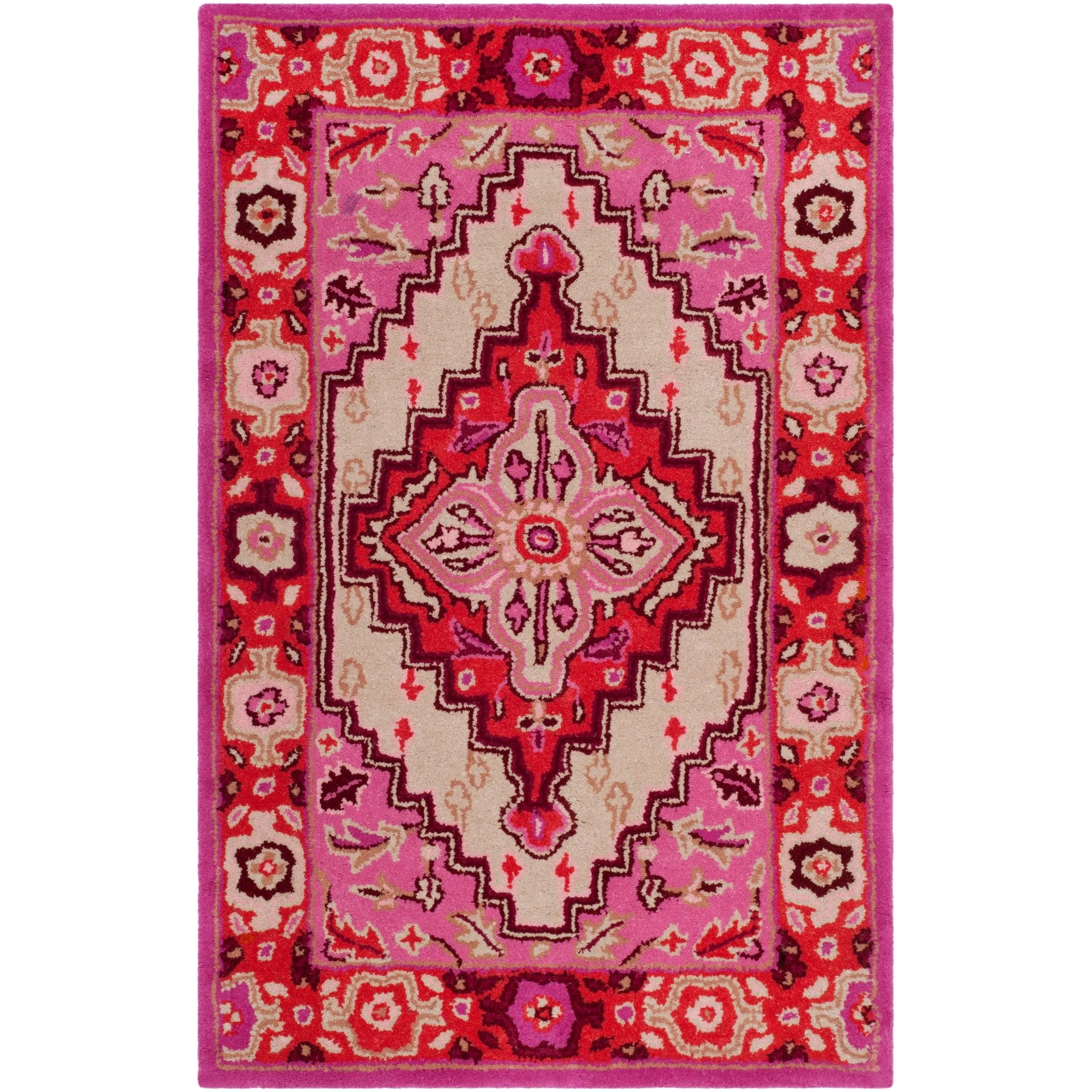 SAFAVIEH Handmade Bellagio Zyrafete Modern Oriental Wool Rug
