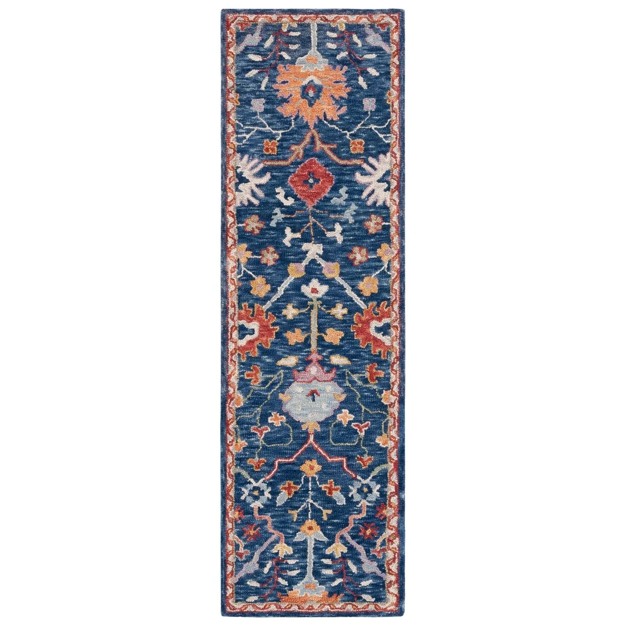 SAFAVIEH Handmade Blossom Elettra French Country Wool Rug
