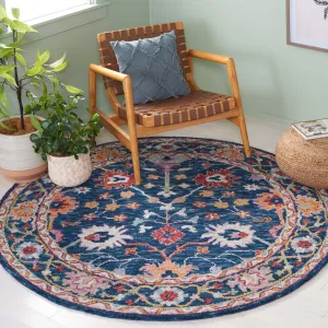 SAFAVIEH Handmade Blossom Elettra French Country Wool Rug