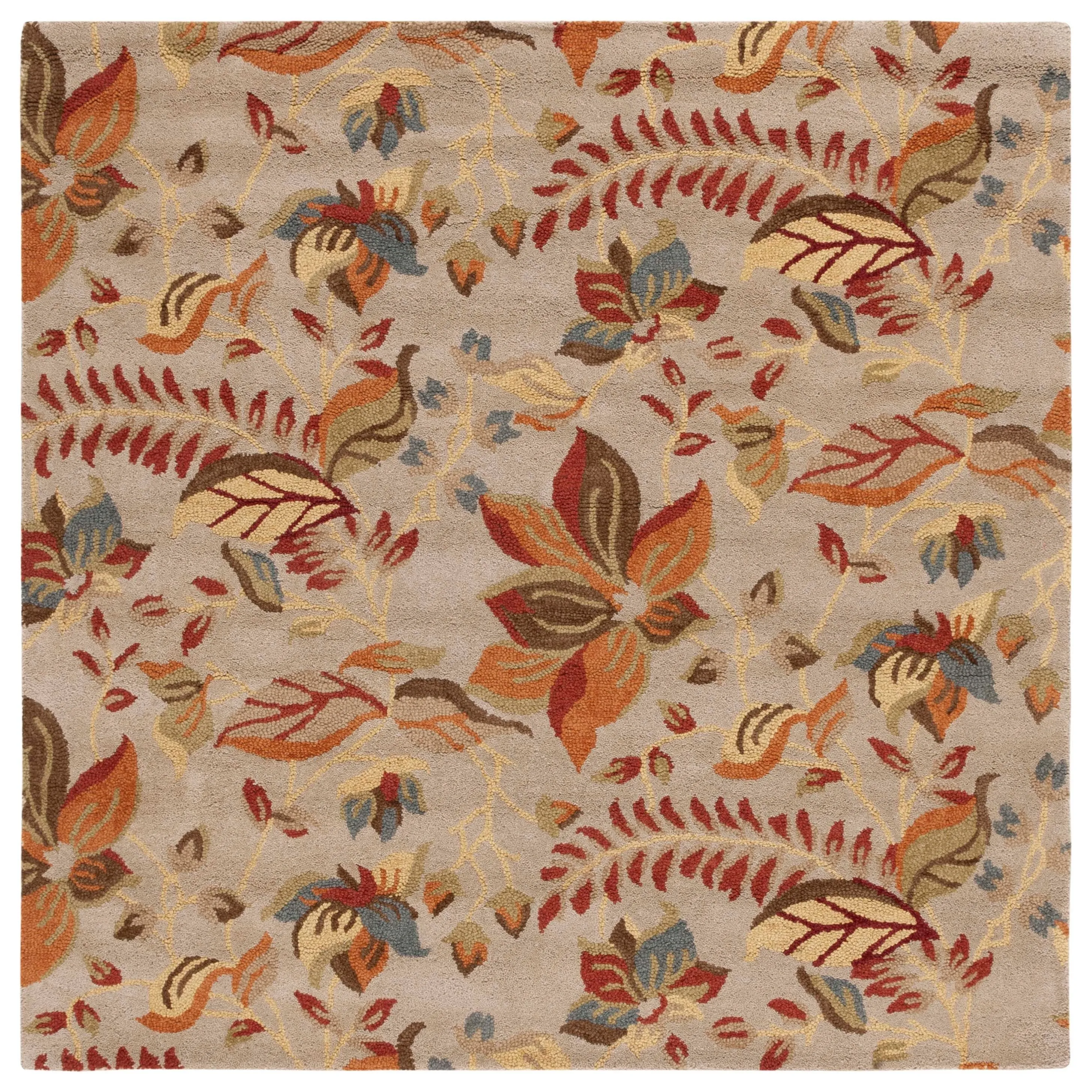 SAFAVIEH Handmade Blossom Gerga Modern Floral Wool Rug