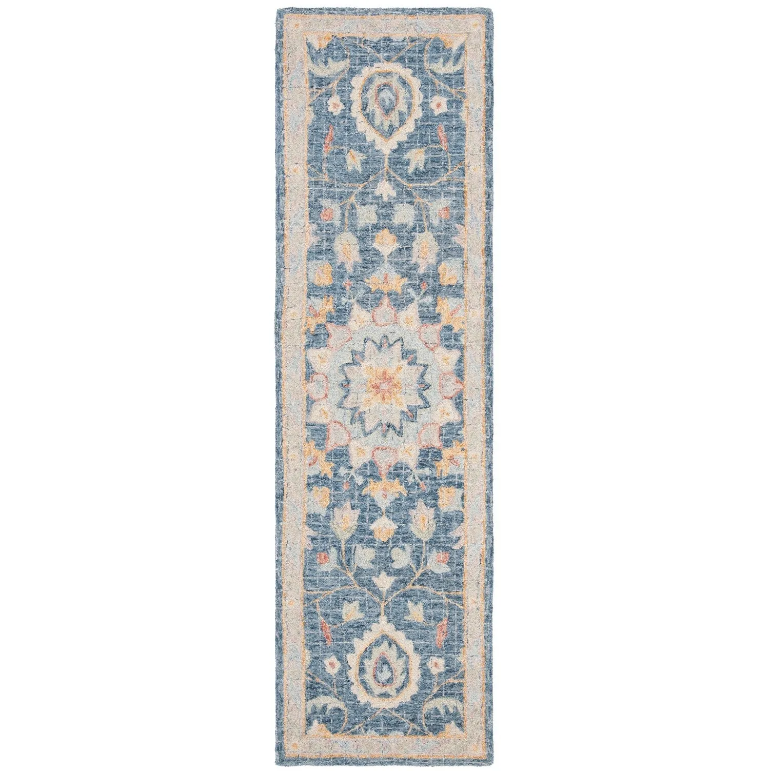 SAFAVIEH Handmade Blossom Gliceria Modern Floral Wool Rug