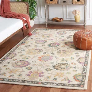 SAFAVIEH Handmade Blossom Jacoba Floral Wool Rug
