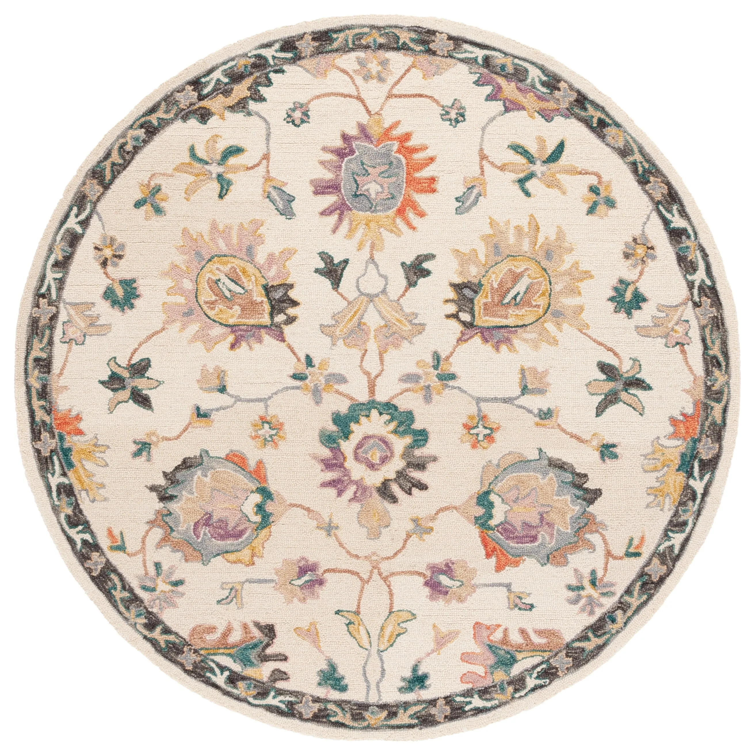 SAFAVIEH Handmade Blossom Jacoba Floral Wool Rug