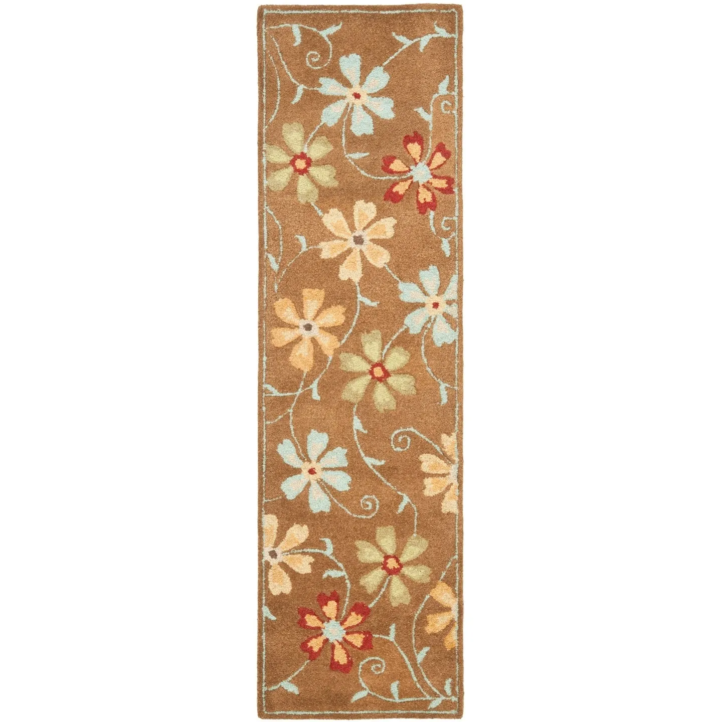 SAFAVIEH Handmade Blossom Jayasri Modern Floral Wool Rug