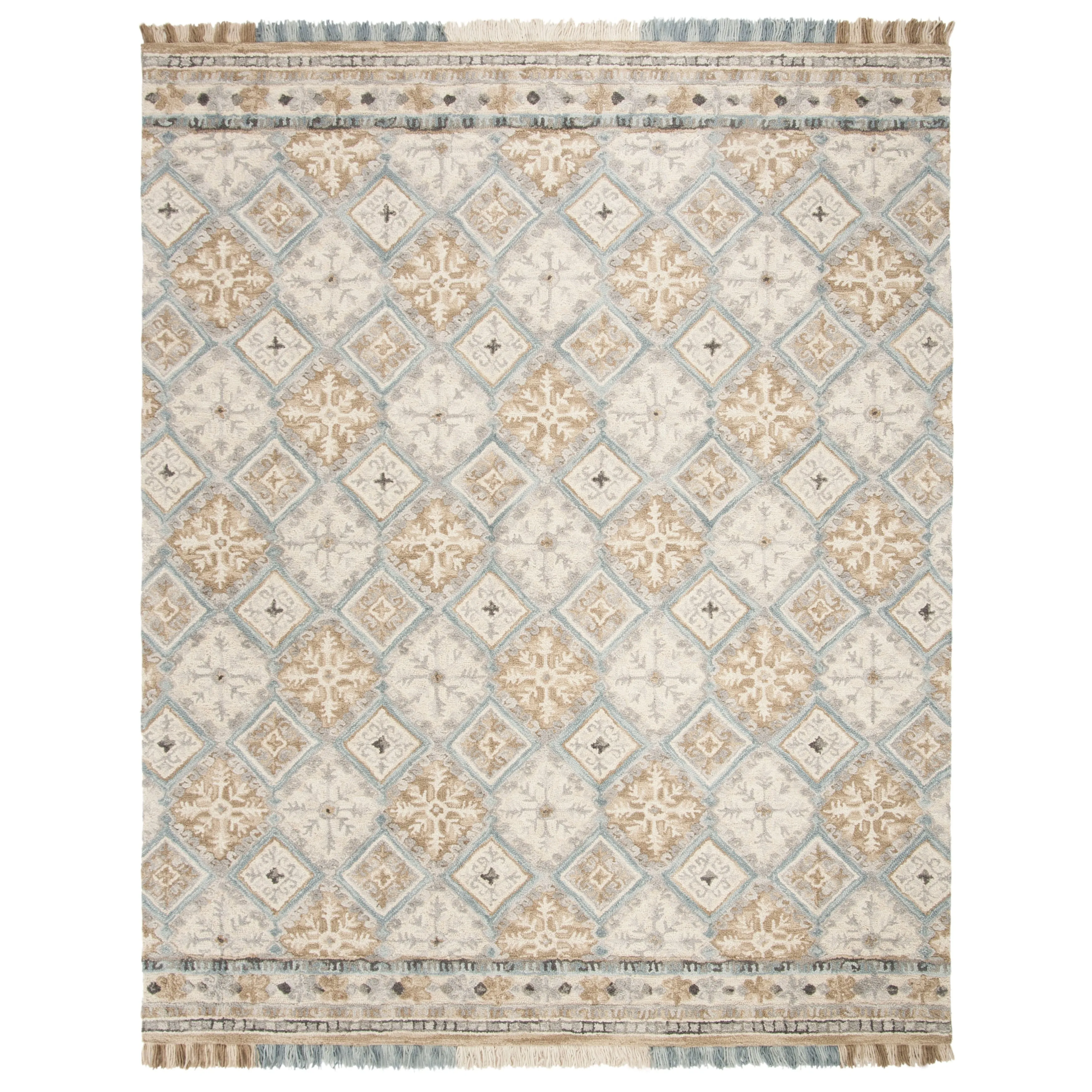 SAFAVIEH Handmade Blossom Kokoro Modern Floral Wool Rug